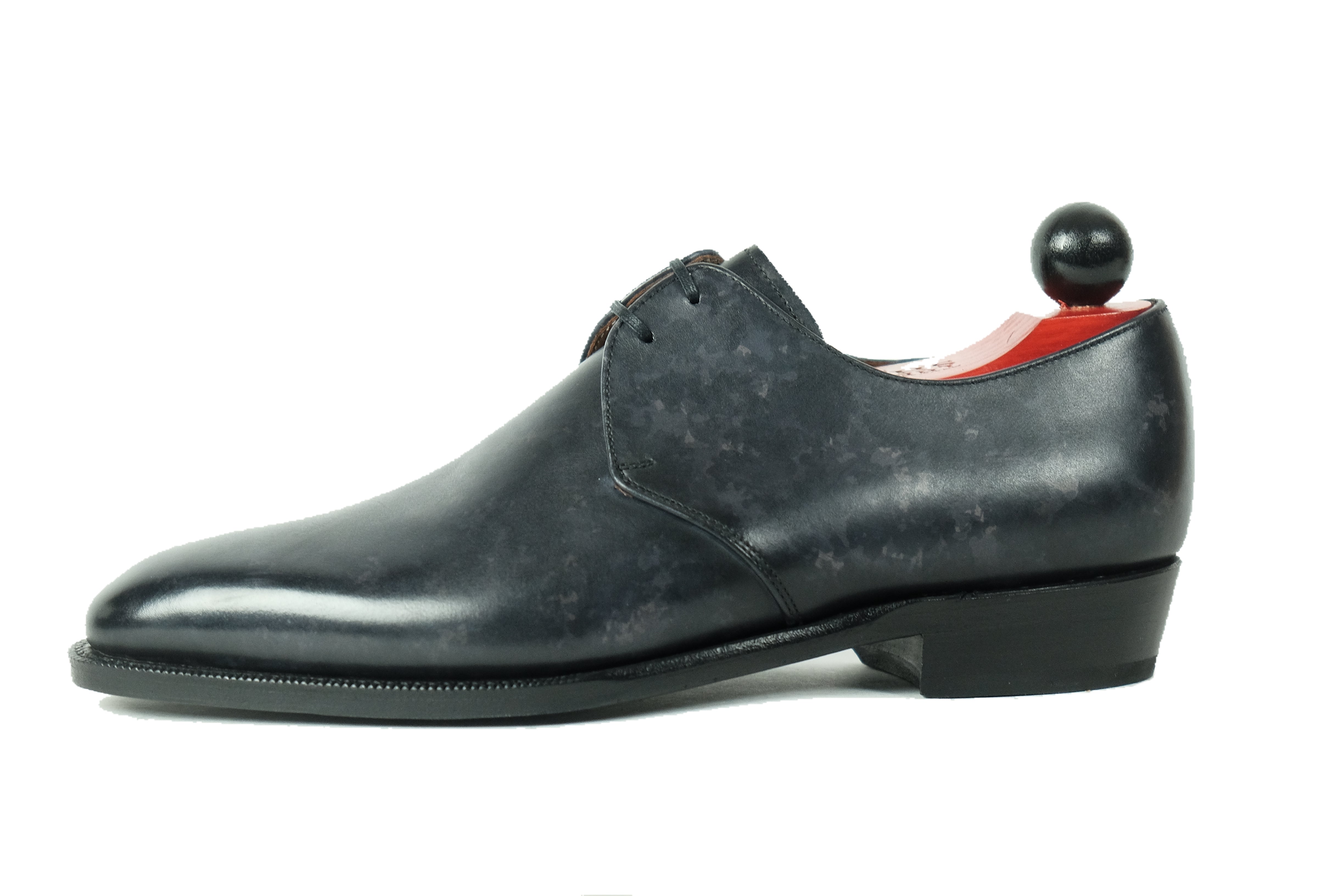 Fremont - MTO - Black Marble Patina-Made To Order Derbies Derby Two Eyelet-J.FitzPatrick Footwear