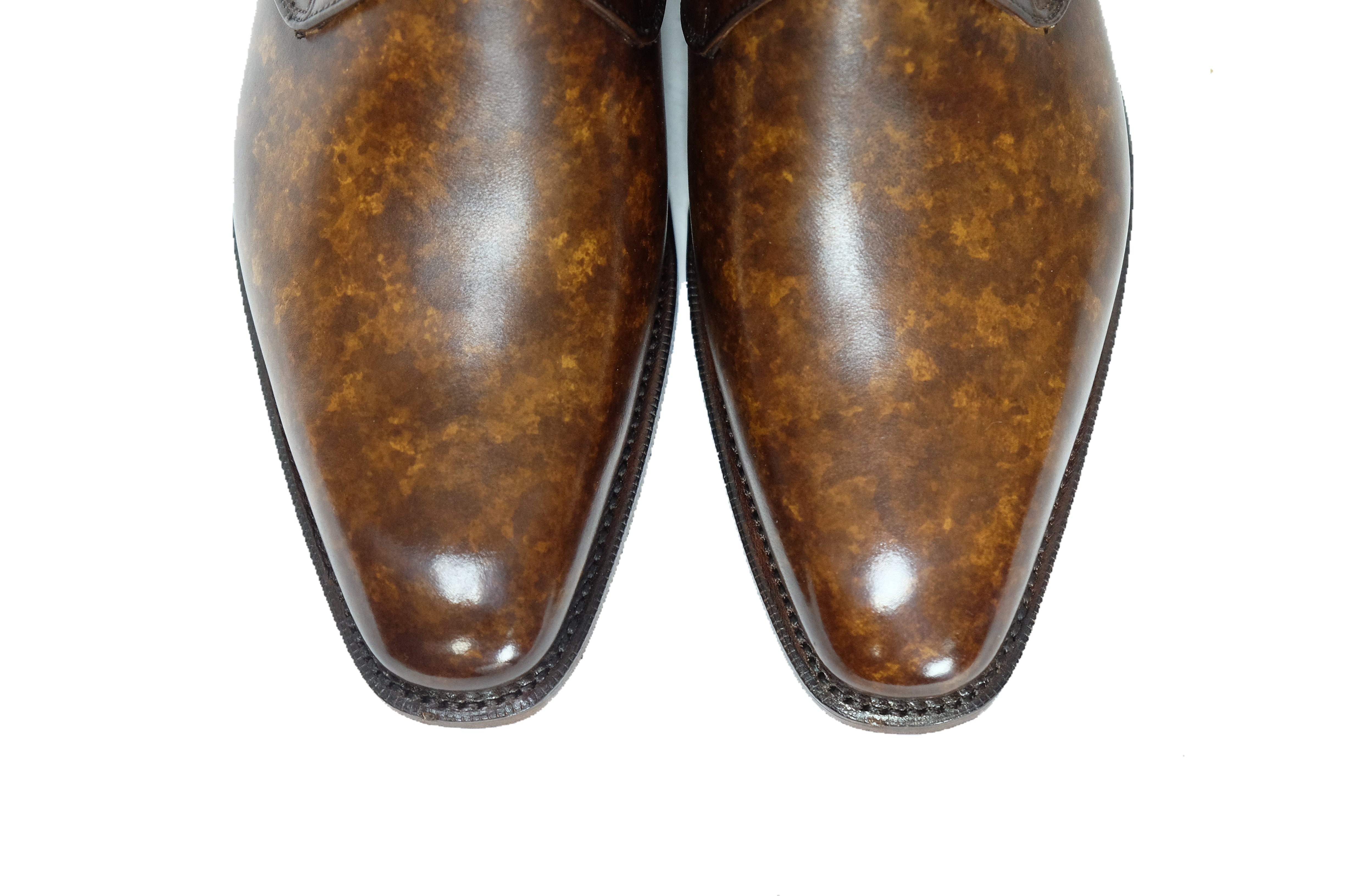 Fremont - MTO - Copper Marble Patina-Made To Order Derbies Derby Two Eyelet-J.FitzPatrick Footwear