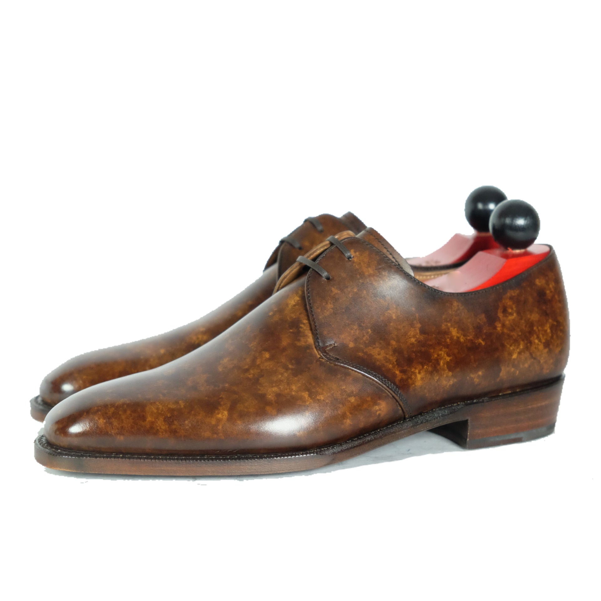Fremont - MTO - Copper Marble Patina-Made To Order Derbies Derby Two Eyelet-J.FitzPatrick Footwear