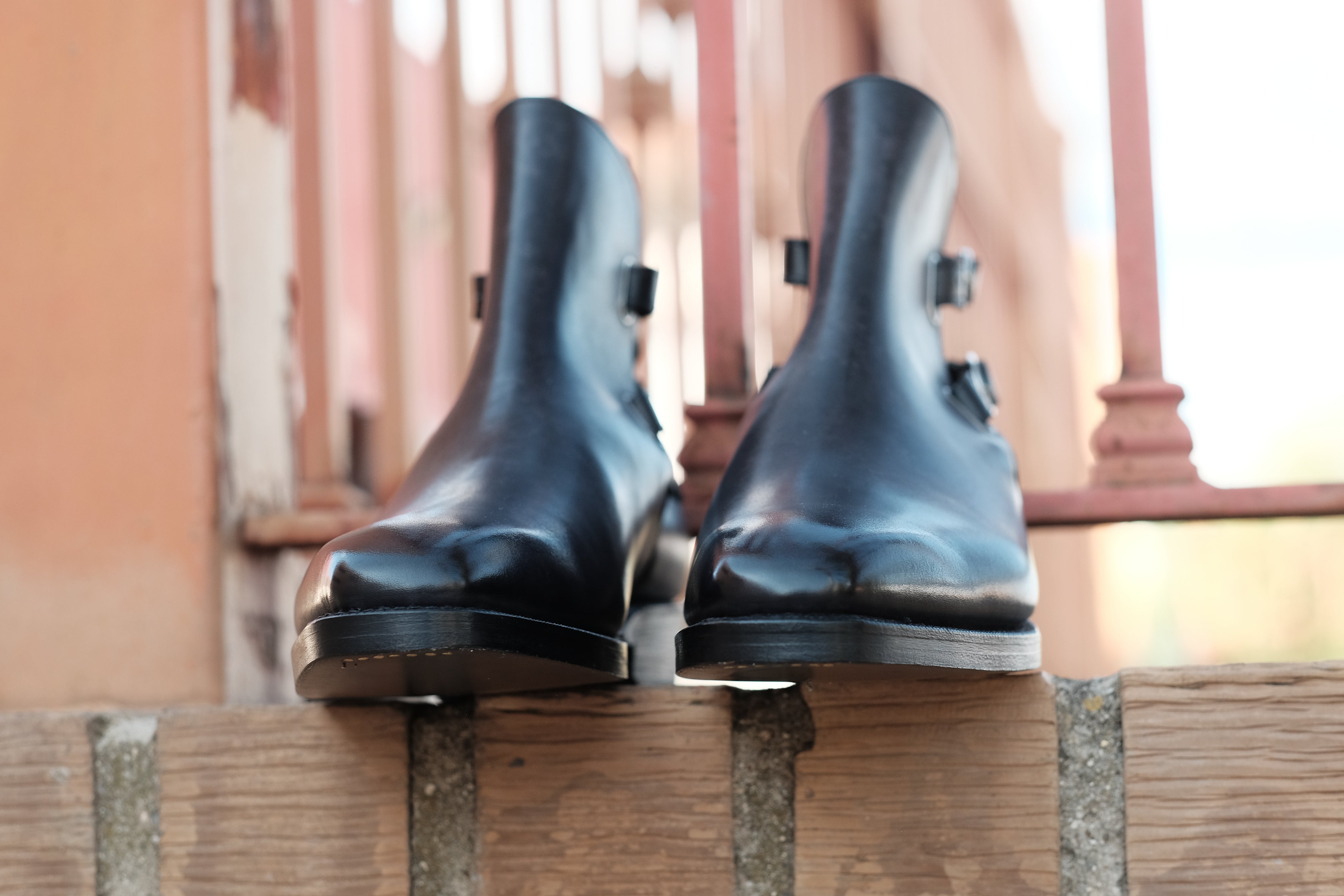 Genesee - Black Marble Patina-Jodhpur Boots-J.FitzPatrick Footwear