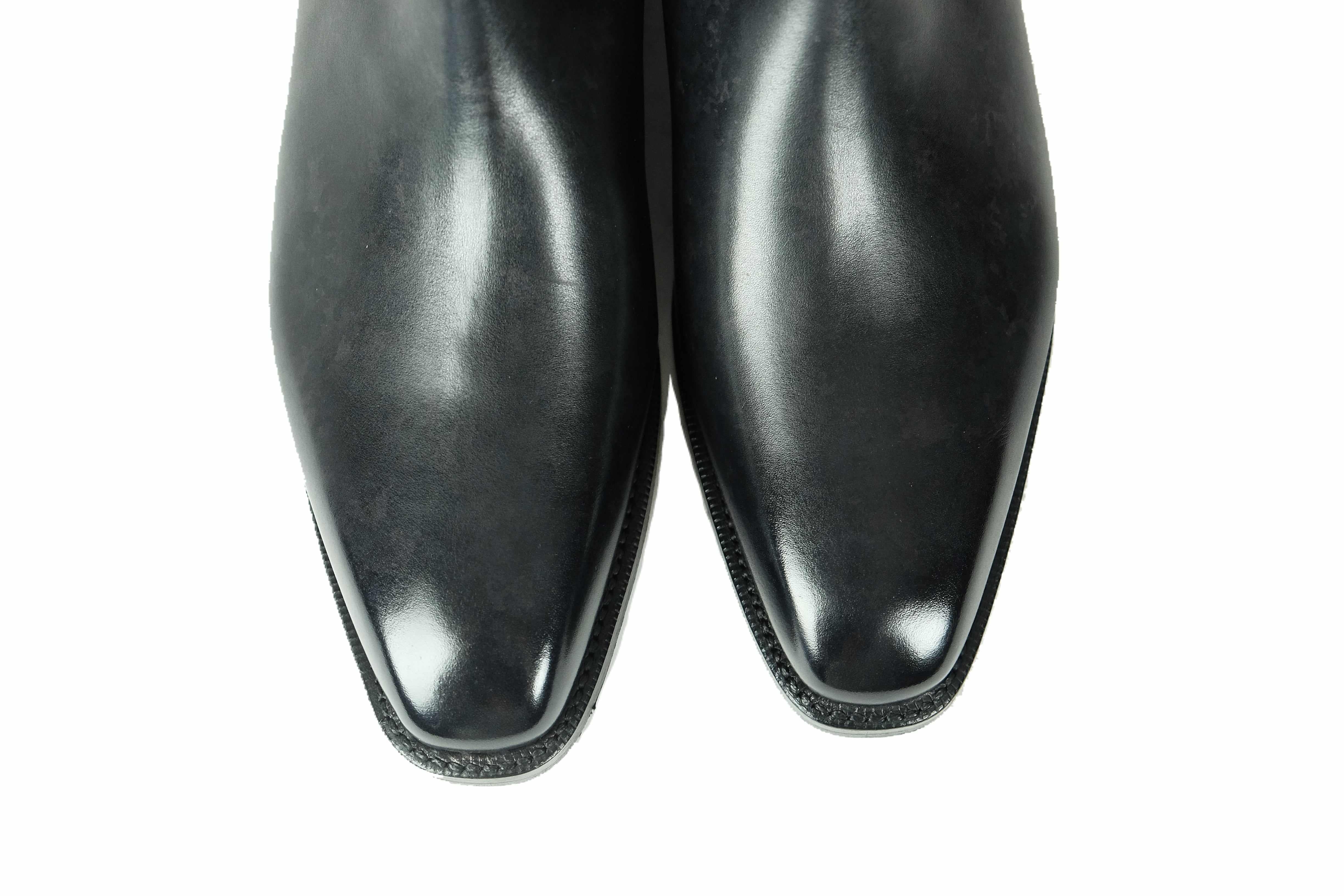 Genesee - Black Marble Patina-Jodhpur Boots-J.FitzPatrick Footwear