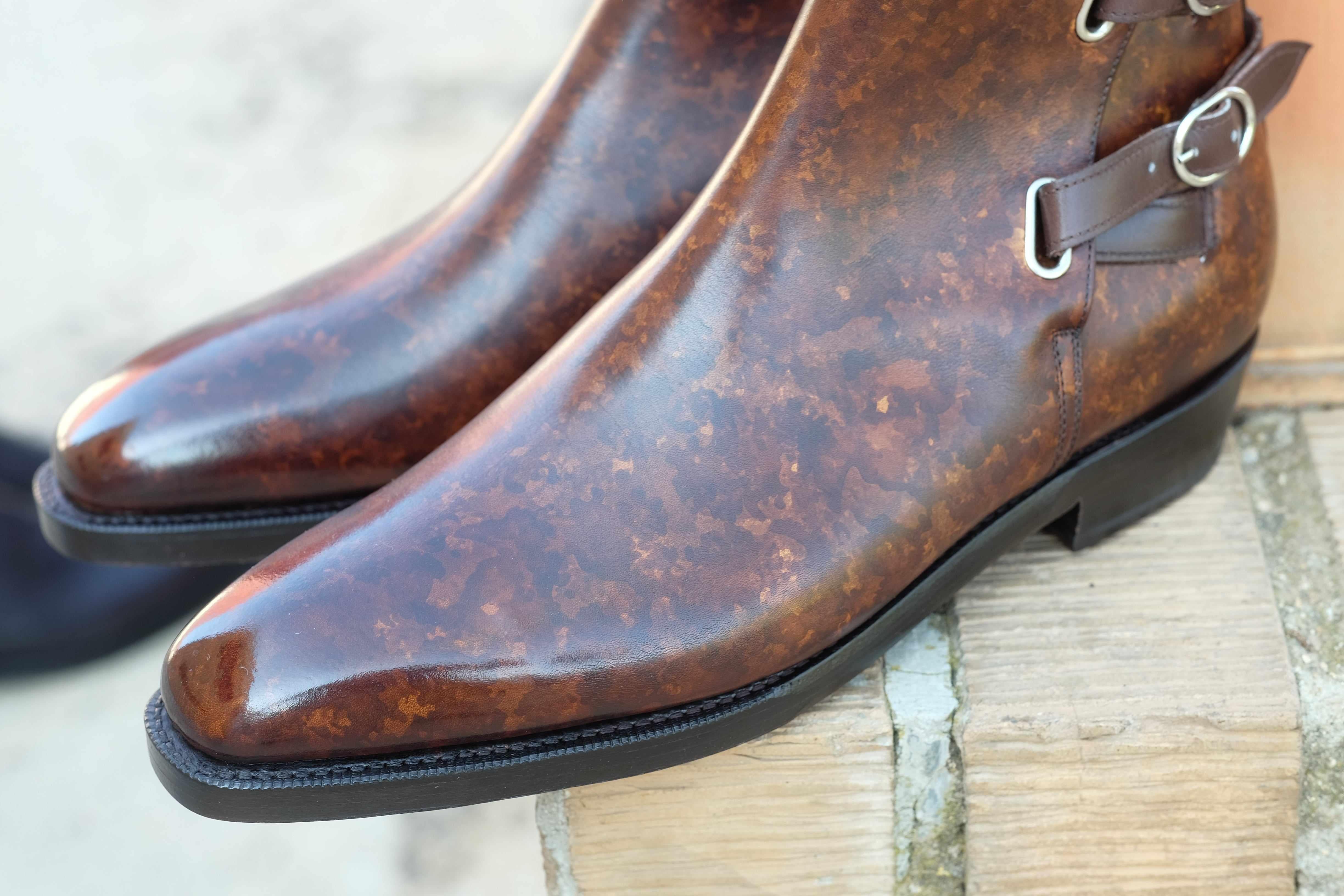 Genesee - Copper Marble Patina-Jodhpur Boots-J.FitzPatrick Footwear