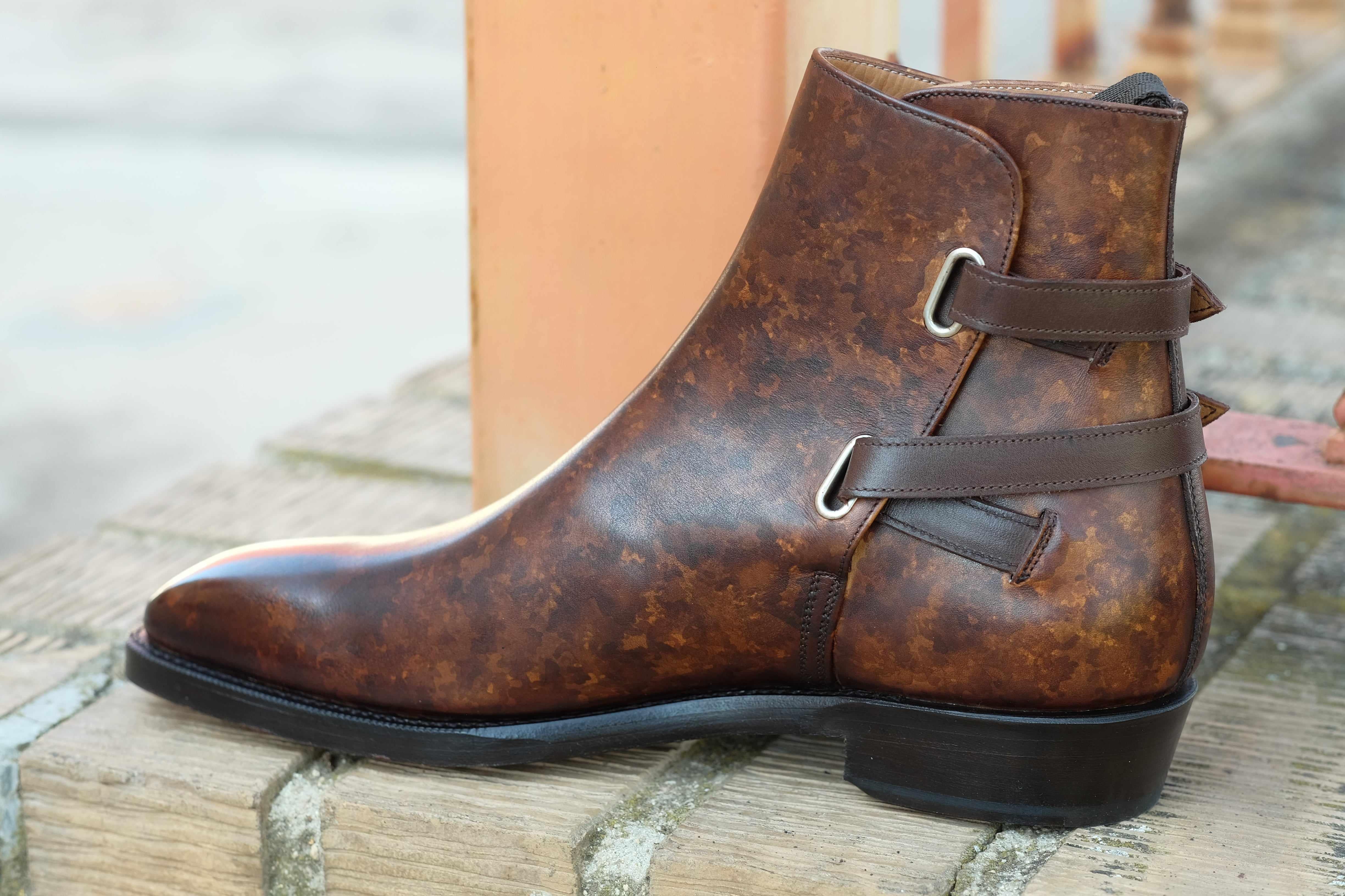 Genesee - Copper Marble Patina-Jodhpur Boots-J.FitzPatrick Footwear