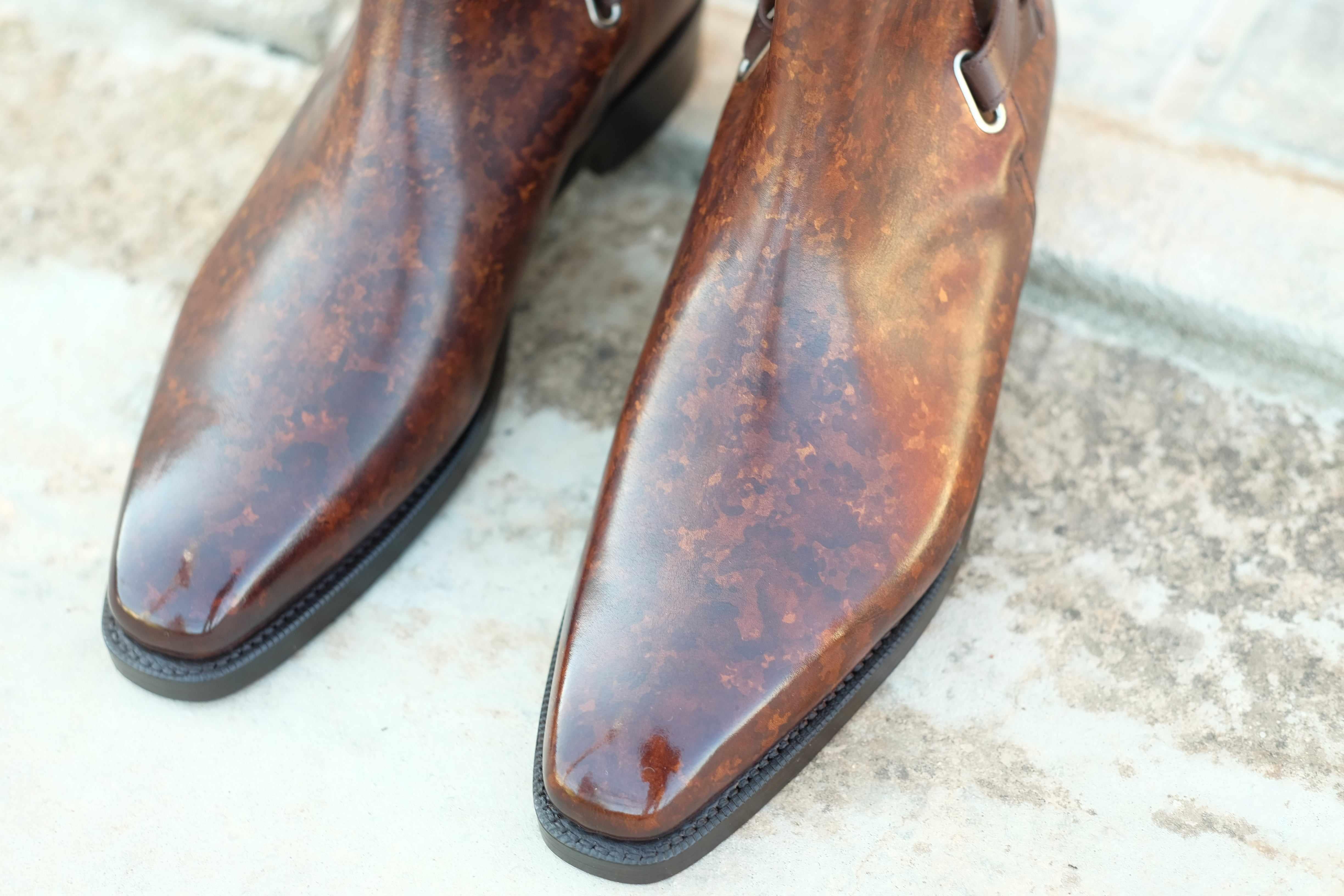 Genesee - Copper Marble Patina-Jodhpur Boots-J.FitzPatrick Footwear