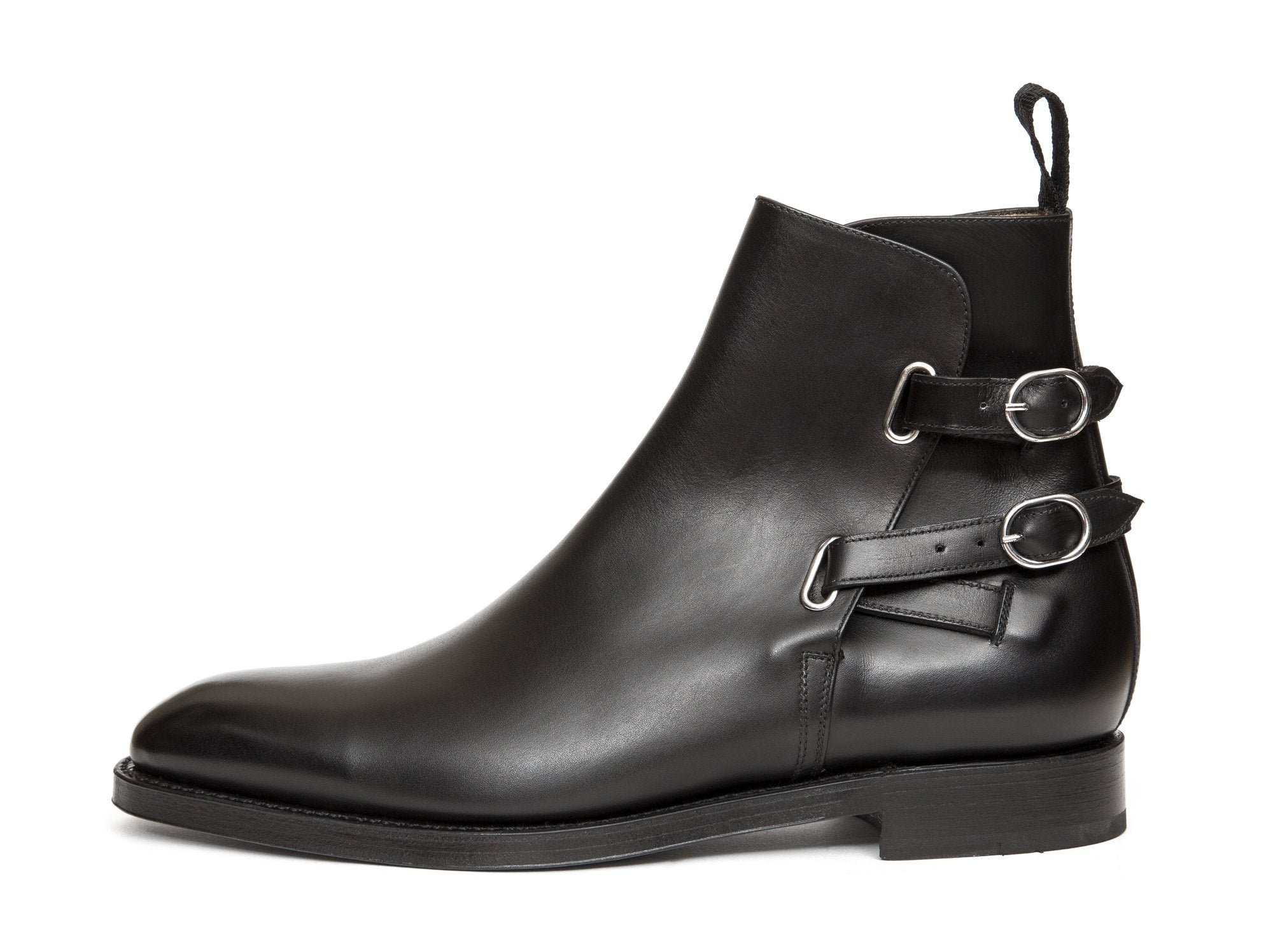 Genesee - MTO - Black Calf - NGT Last - Double Leather Sole-Made To Order Jodhpur Boots-J.FitzPatrick Footwear