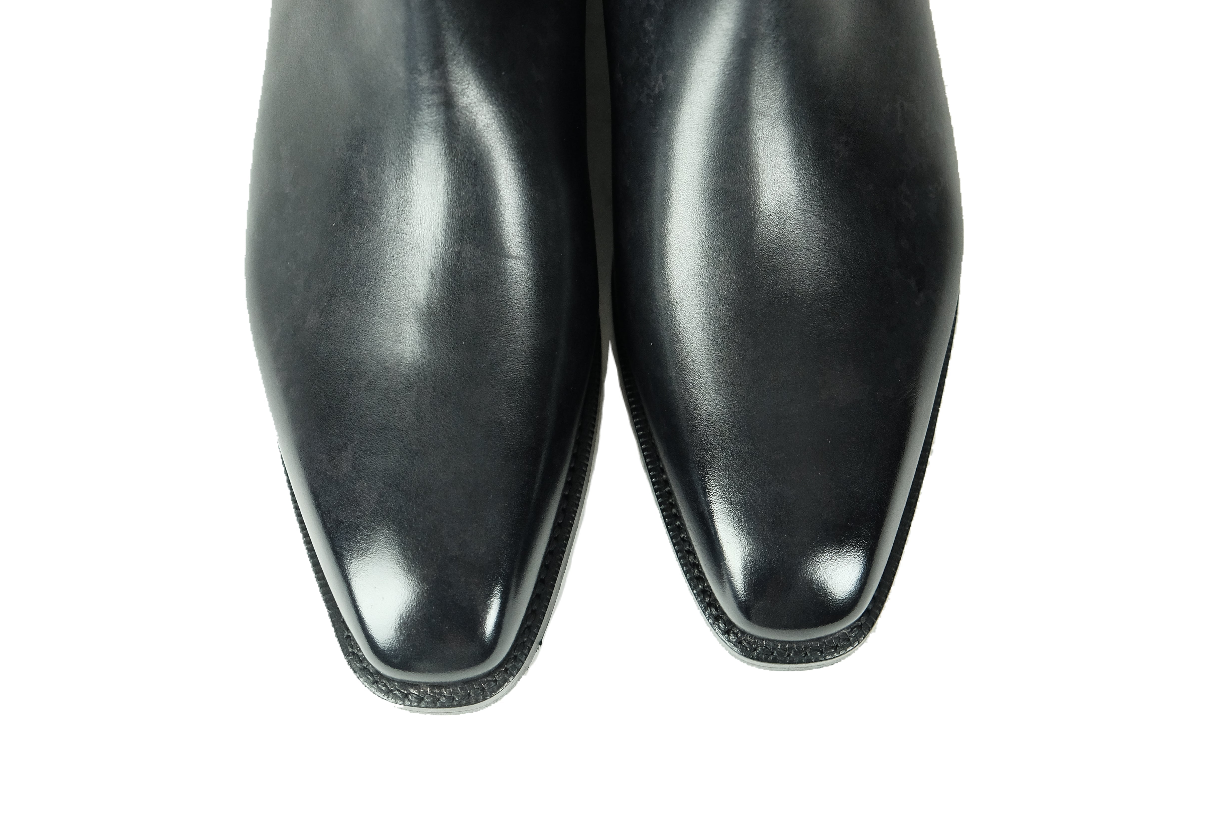 Genesee - MTO - Black Marble Patina - MGF Last - Double Leather Sole-Made To Order Jodhpur Boots-J.FitzPatrick Footwear