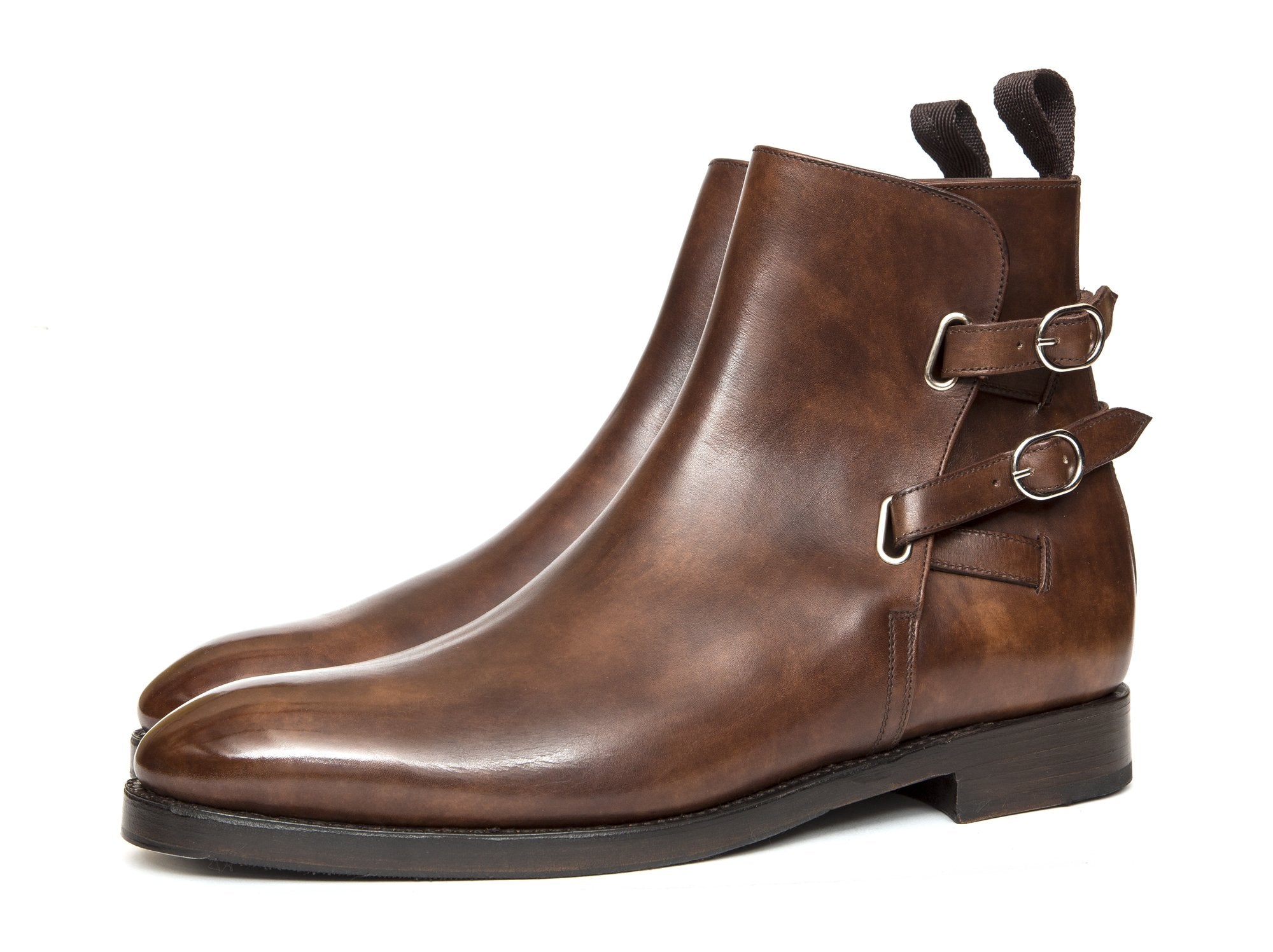 Genesee - MTO - Copper Museum Calf - NGT Last - Double Leather Sole-Made To Order Jodhpur Boots-J.FitzPatrick Footwear