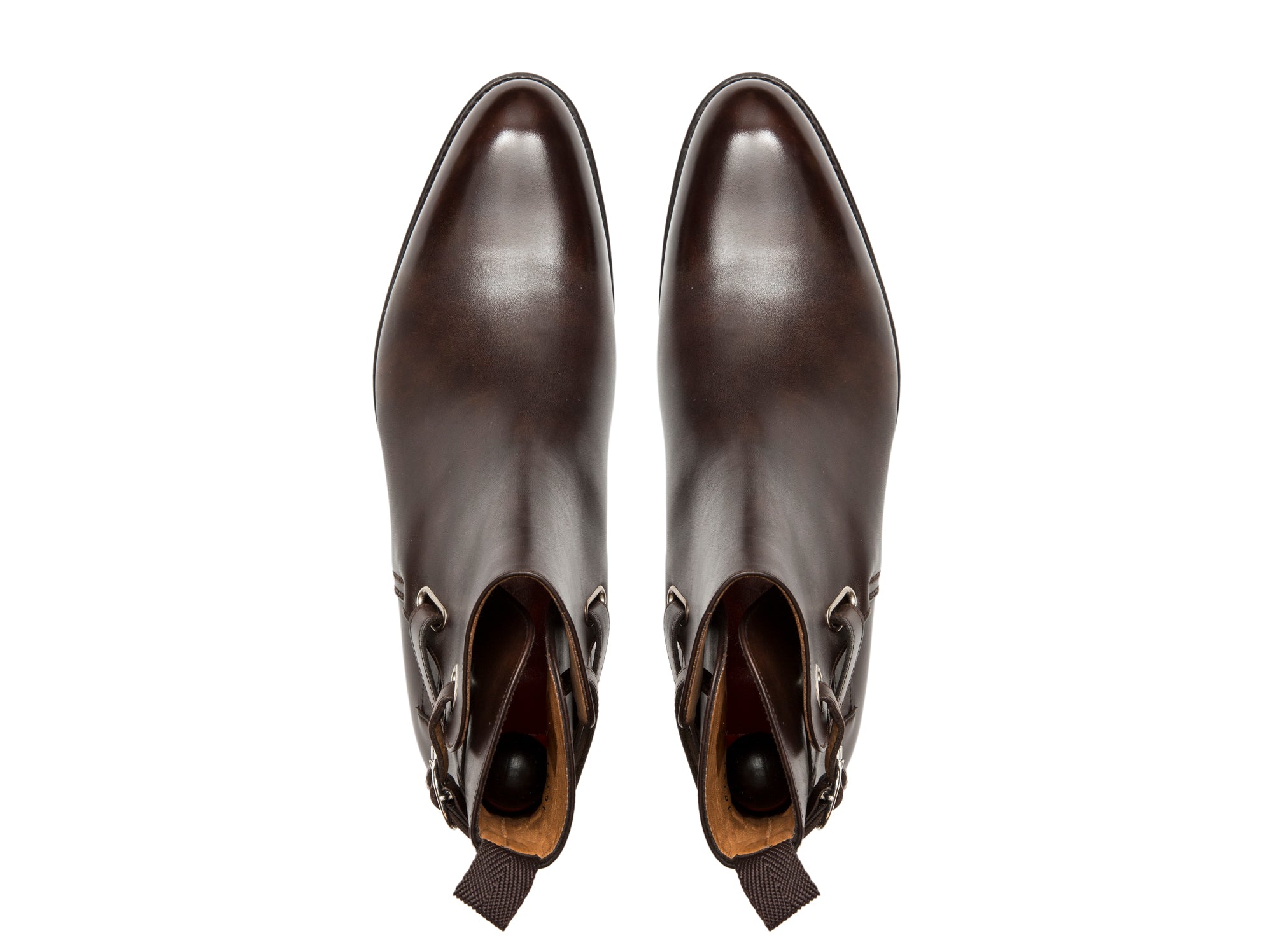 Genesee - MTO - Dark Brown Museum Calf - NGT Last - Double Leather Sole-Made To Order Jodhpur Boots-J.FitzPatrick Footwear