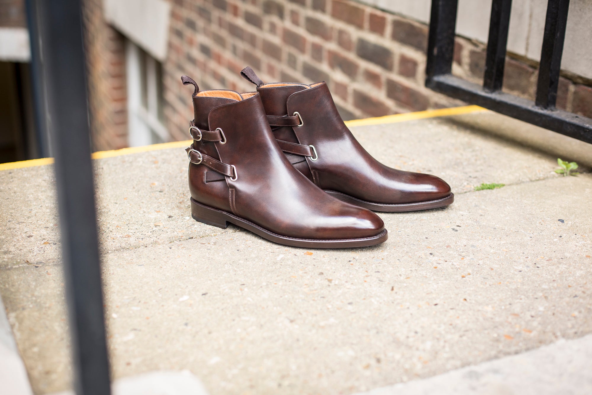 Genesee - MTO - Dark Brown Museum Calf - NGT Last - Double Leather Sole-Made To Order Jodhpur Boots-J.FitzPatrick Footwear