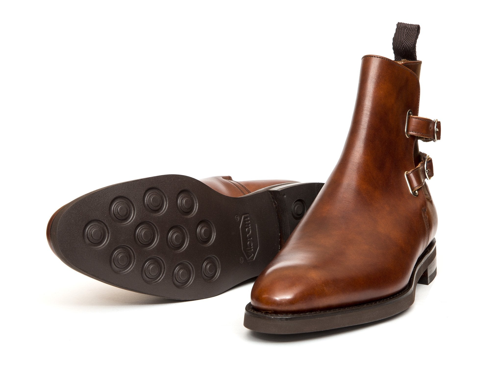 Genesee - MTO - Gold Museum Calf - NGT Last - Double Country Rubber Sole-Made To Order Jodhpur Boots-J.FitzPatrick Footwear
