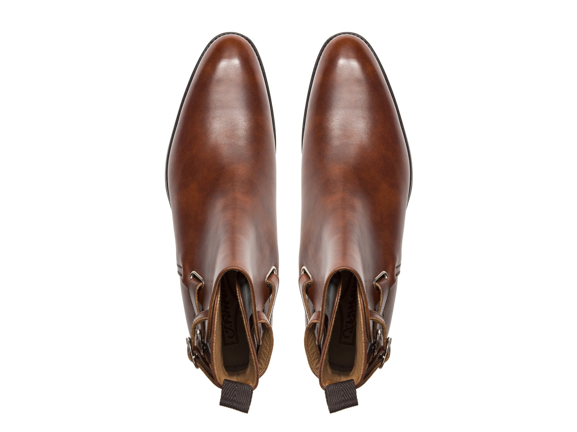 Genesee - MTO - Gold Museum Calf - NGT Last - Double Country Rubber Sole-Made To Order Jodhpur Boots-J.FitzPatrick Footwear