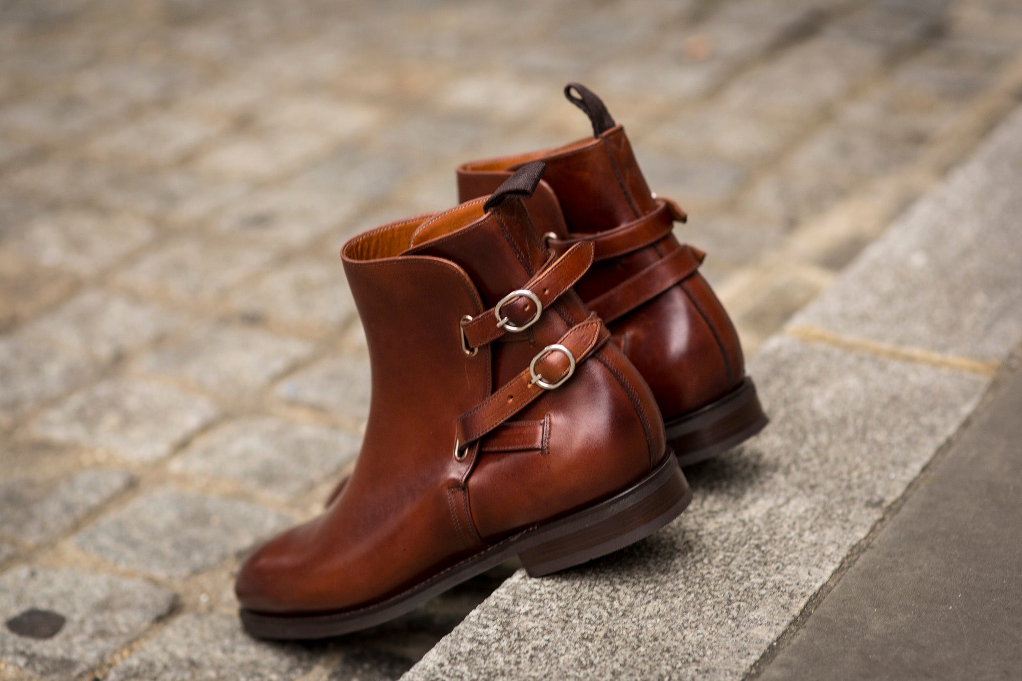 Genesee - MTO - Rugged Brown Calf - NGT Last - City Rubber Sole-Made To Order Jodhpur Boots-J.FitzPatrick Footwear
