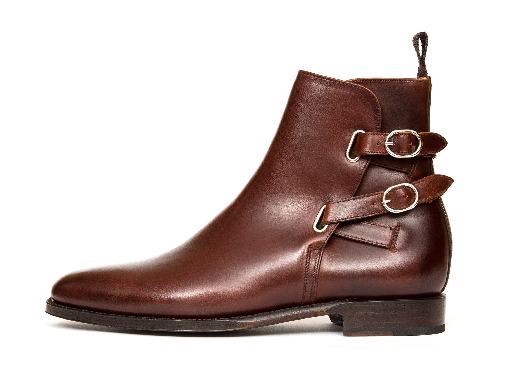 Genesee - MTO - Rugged Brown Calf - NGT Last - City Rubber Sole-Made To Order Jodhpur Boots-J.FitzPatrick Footwear