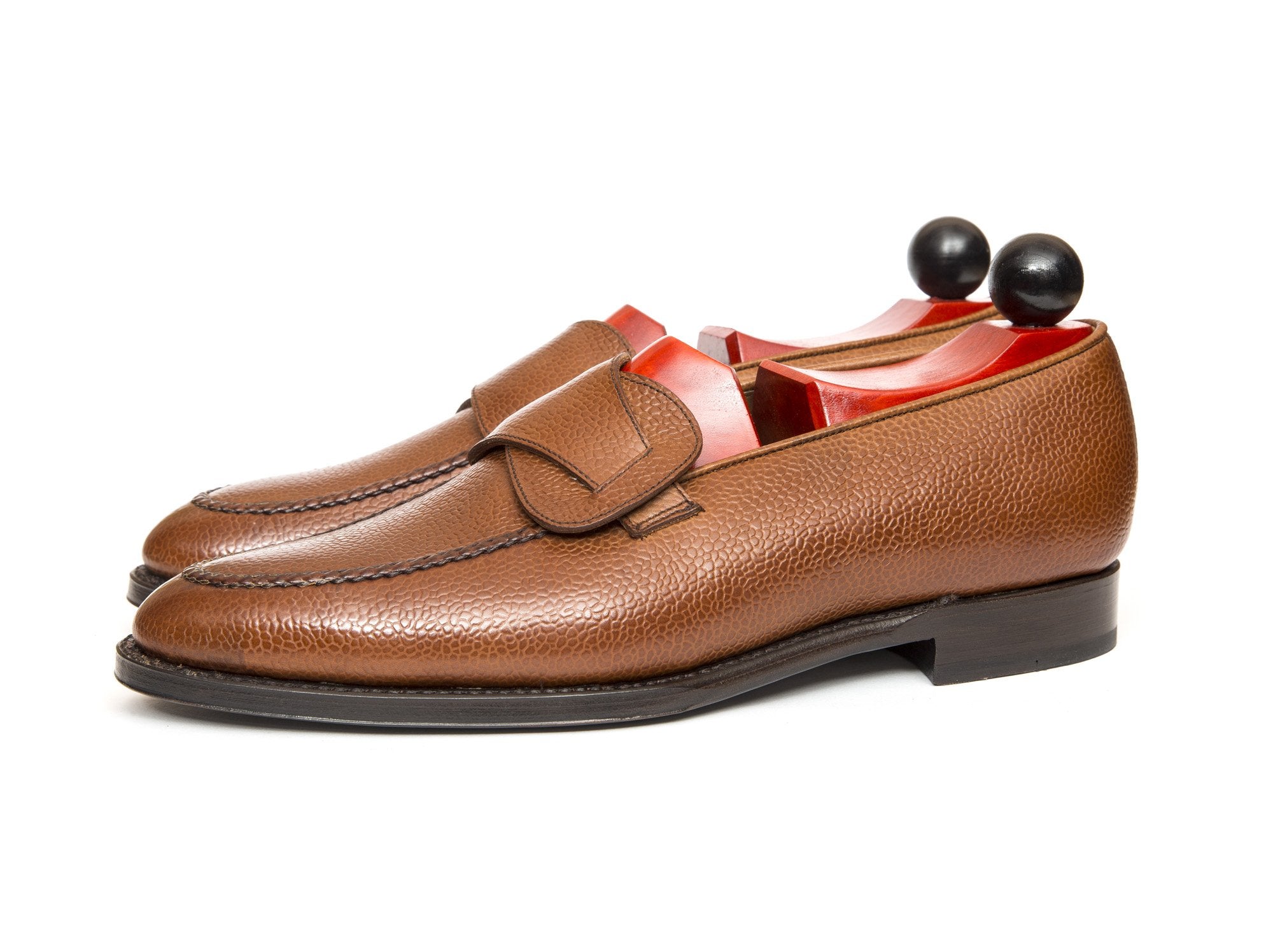 Hawthorne - MTO - Tan Soft Grain - TMG Last - Single Leather Sole-Made To Order Butterfly Loafer Hand Stitched-J.FitzPatrick Footwear