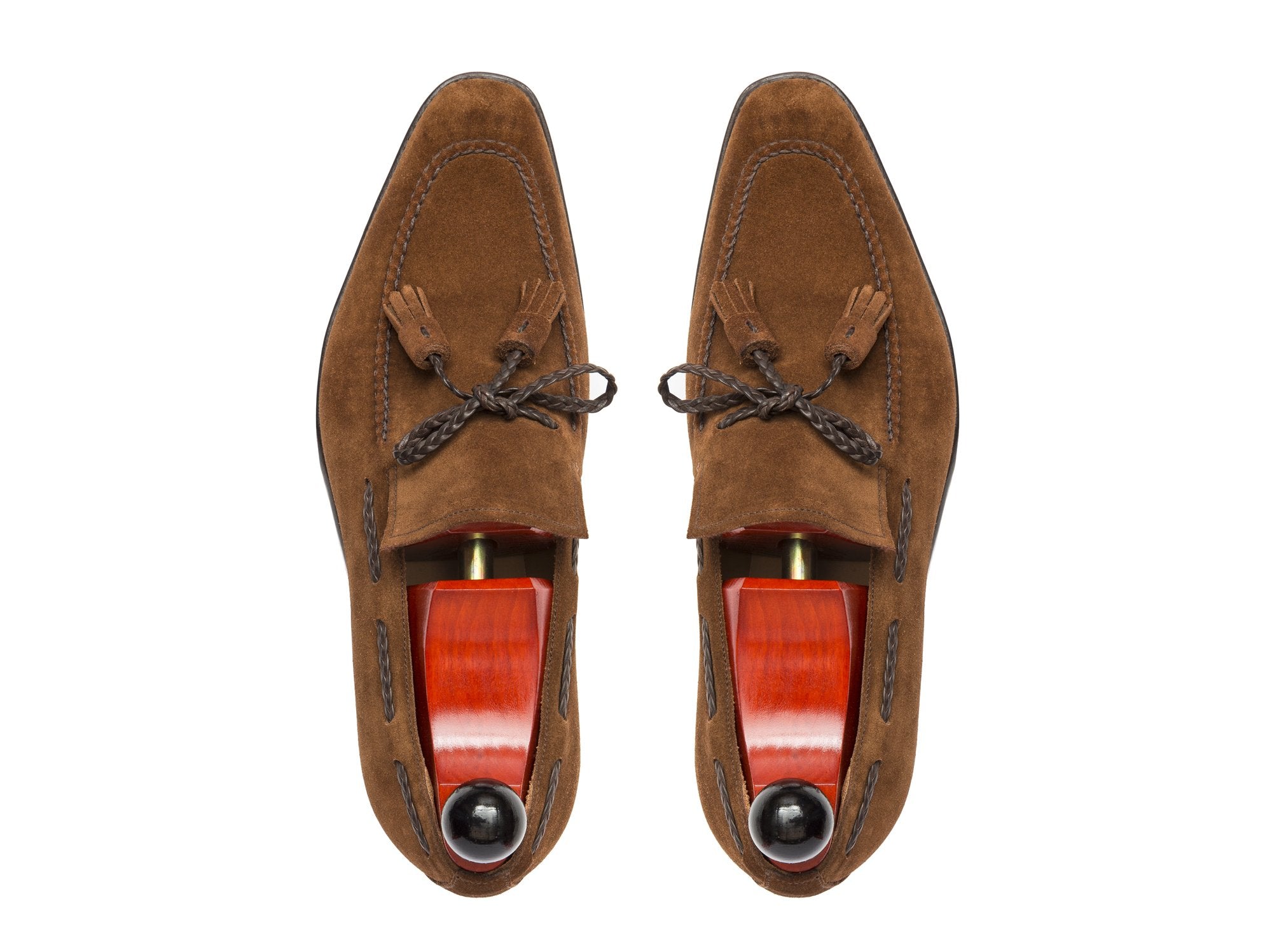 Issaquah - MTO - Snuff Suede - LPB Last - Single Leather Sole-Made To Order Tassel Loafer-J.FitzPatrick Footwear