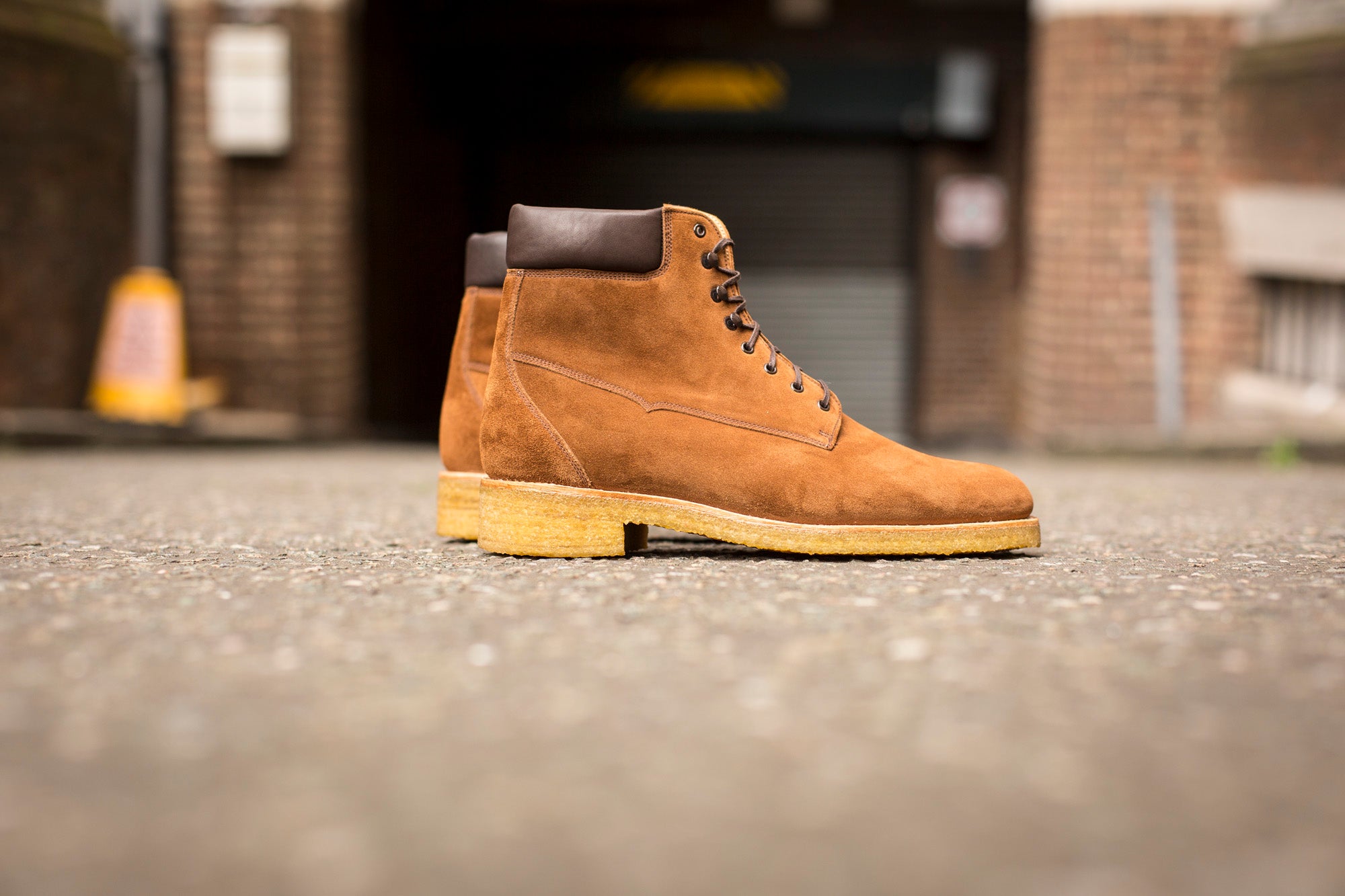 Whidbey - MTO - Snuff Suede - NJF Last - Crepe Rubber Sole
