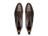 J.FitzPatrick Footwear - Holman - Dark Brown Scotch Grain - TMG Last