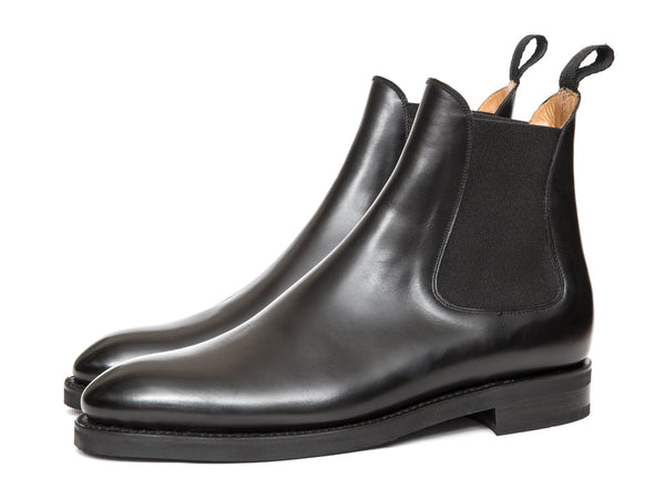 J.FitzPatrick Footwear - Alki - Black Calf- NGT Last- Double Leather Sole