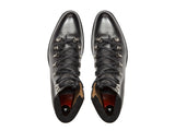 J.FitzPatrick Footwear - Snoqualmie - Black Calf - City Rubber Sole - TMG Last