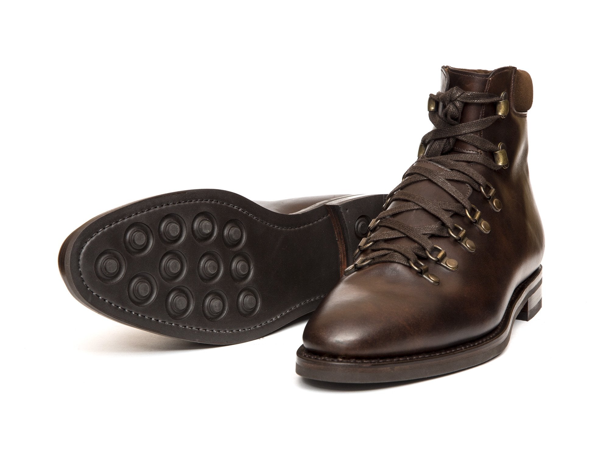 J.FitzPatrick Footwear - Snoqualmie - Dark Brown Museum Calf - City Rubber Sole - TMG Last