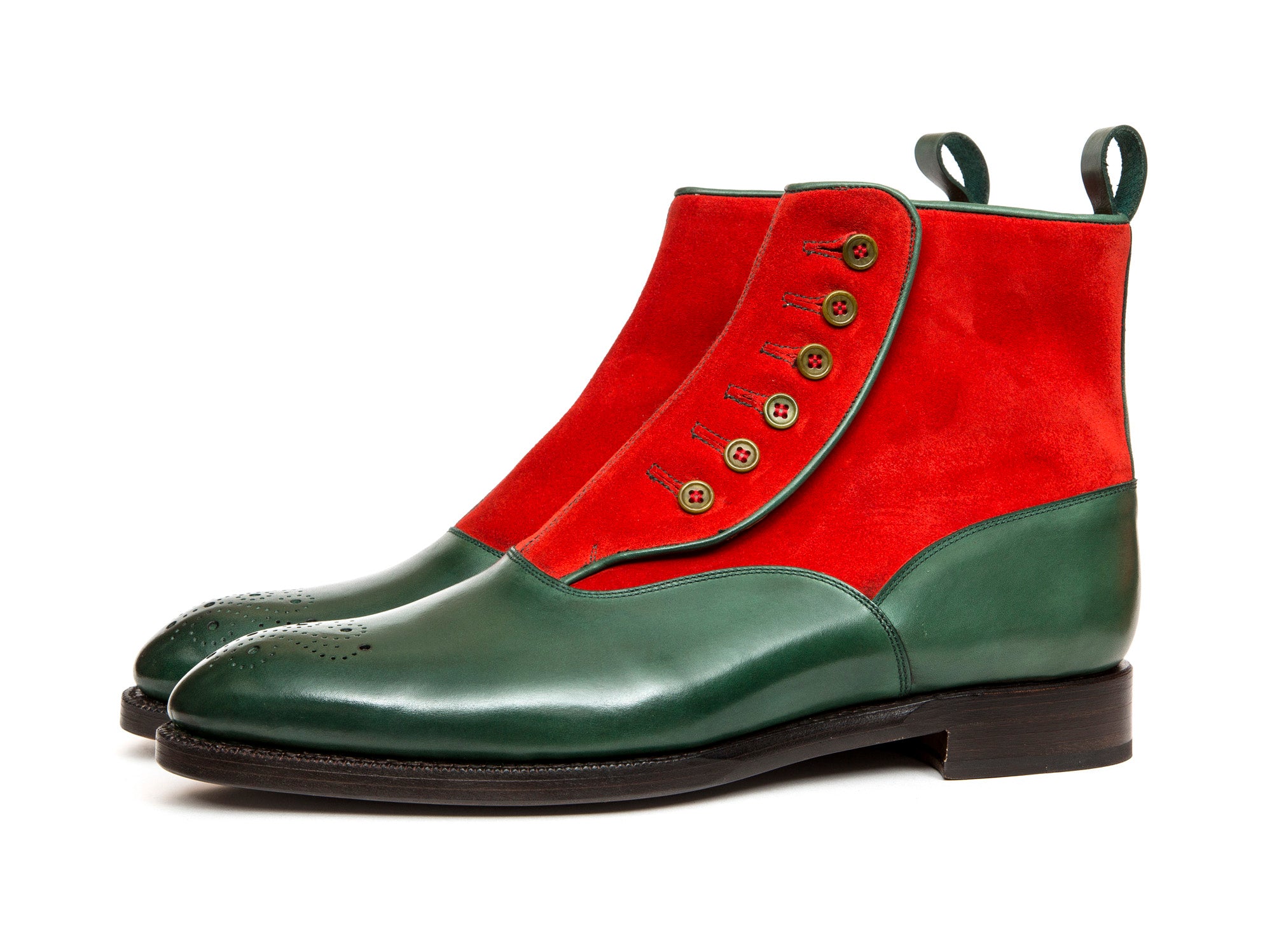 Westlake - MTO - Forest Calf / Red Suede - NGT Last - Single Leather Sole