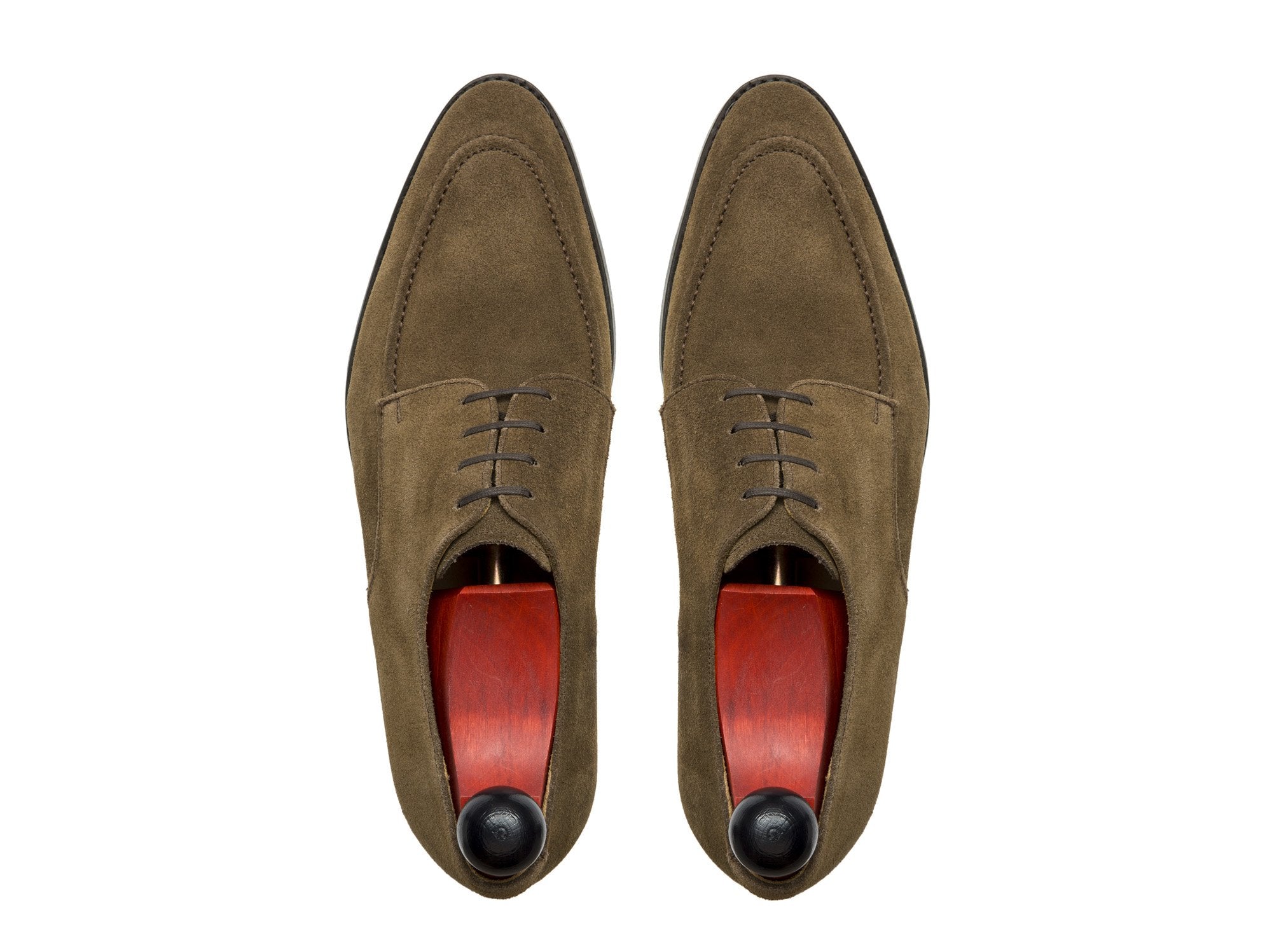 J.FitzPatrick Footwear - Lynwood - Taupe Suede - SEA Last - Double Leather Sole