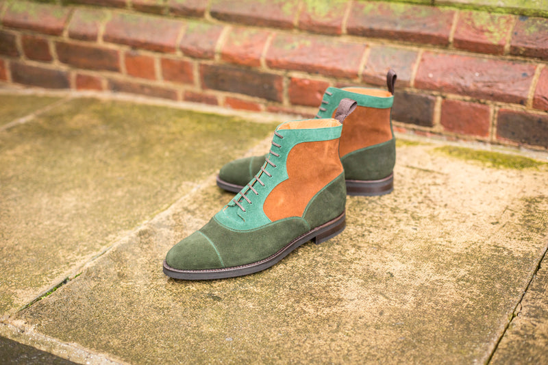 Lakebay - MTO - Forest Green Suede / Bottle Green Suede / Snuff Suede - TMG Last - Double City Rubber Sole