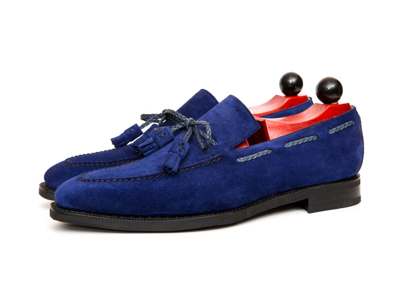 Issaquah - MTO - Vivid Blue Suede - MGF Last - City Rubber Sole