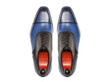 J.FitzPatrick Footwear - Magnolia - Sky Blue Calf / Grey Museum Calf - MGF Last