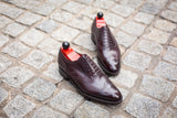 McClure - MTO - Plum Museum Calf - NGT Last - Double Leather Sole