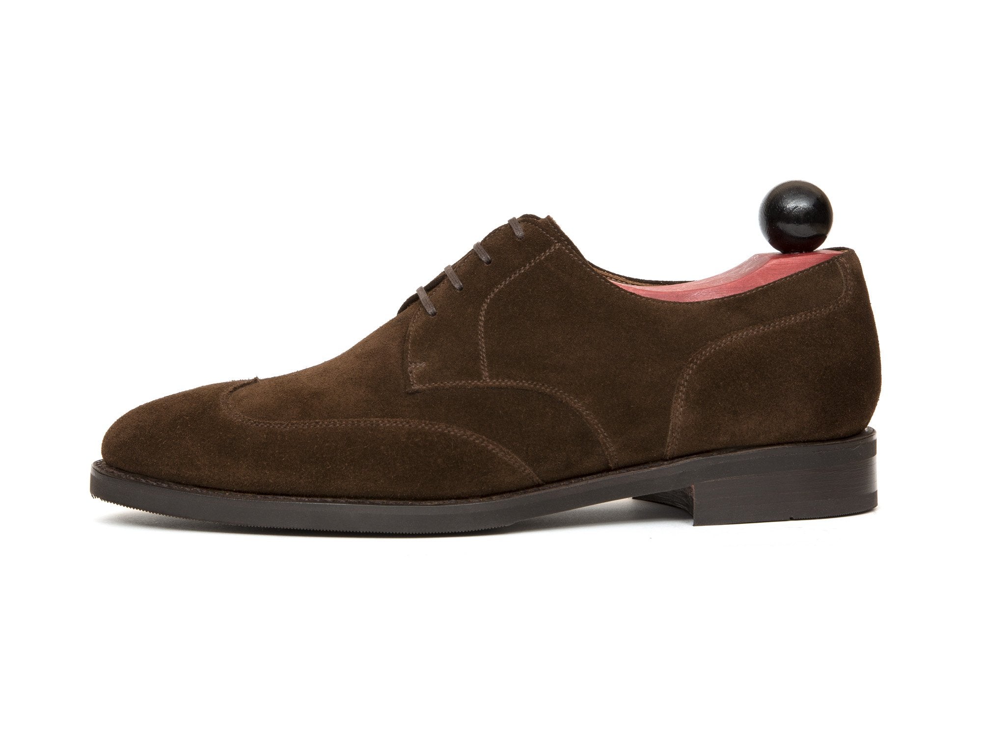 J.FitzPatrick Footwear - Dayton - Dark Brown Suede - TMG Last - City Rubber Sole