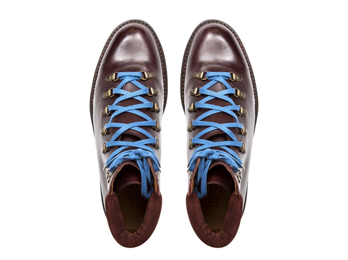 J.FitzPatrick Footwear - Snoqualmie - Burgundy Chromexcel / Burgundy Suede - NJF Last - Rugged Rubber Sole