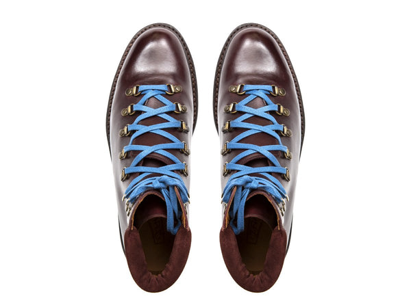 J.FitzPatrick Footwear - Snoqualmie - Burgundy Chromexcel / Burgundy Suede - NJF Last - Rugged Rubber Sole