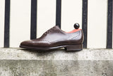J.FitzPatrick Footwear - Tony ll - Dark Brown Museum Calf