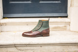 Grandview - MTO - Walnut Museum Calf / Forest Soft Grain - NGT Last - Single Leather Sole