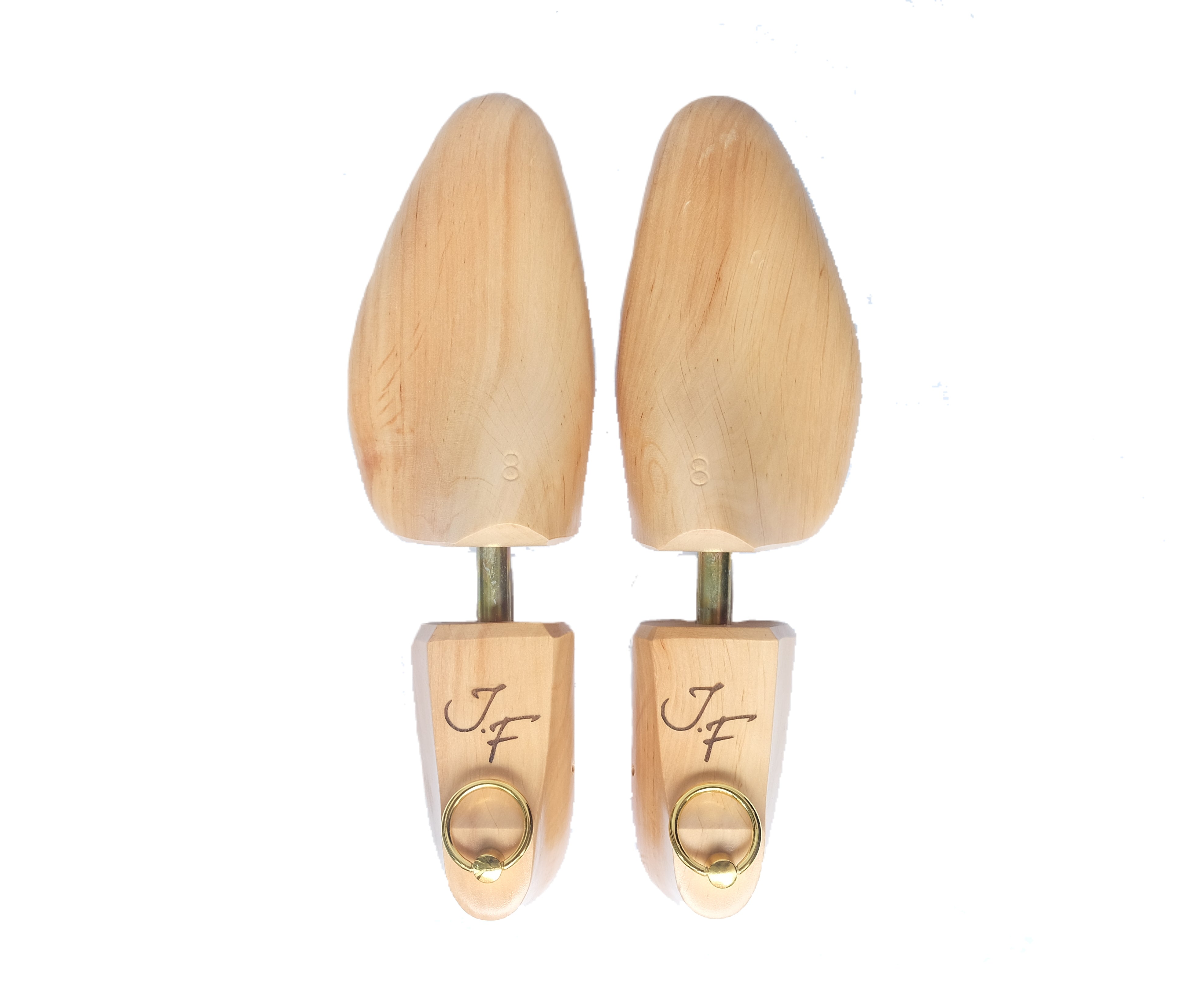 Lightweight Shoe Trees - Natural - Brass Rings-Shoe Tree-J.FitzPatrick Footwear
