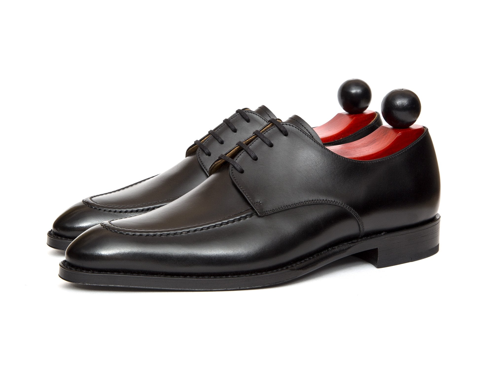 Lynwood - MTO - Black Calf-Made To Order Derbies Derby Four Eyelet-J.FitzPatrick Footwear