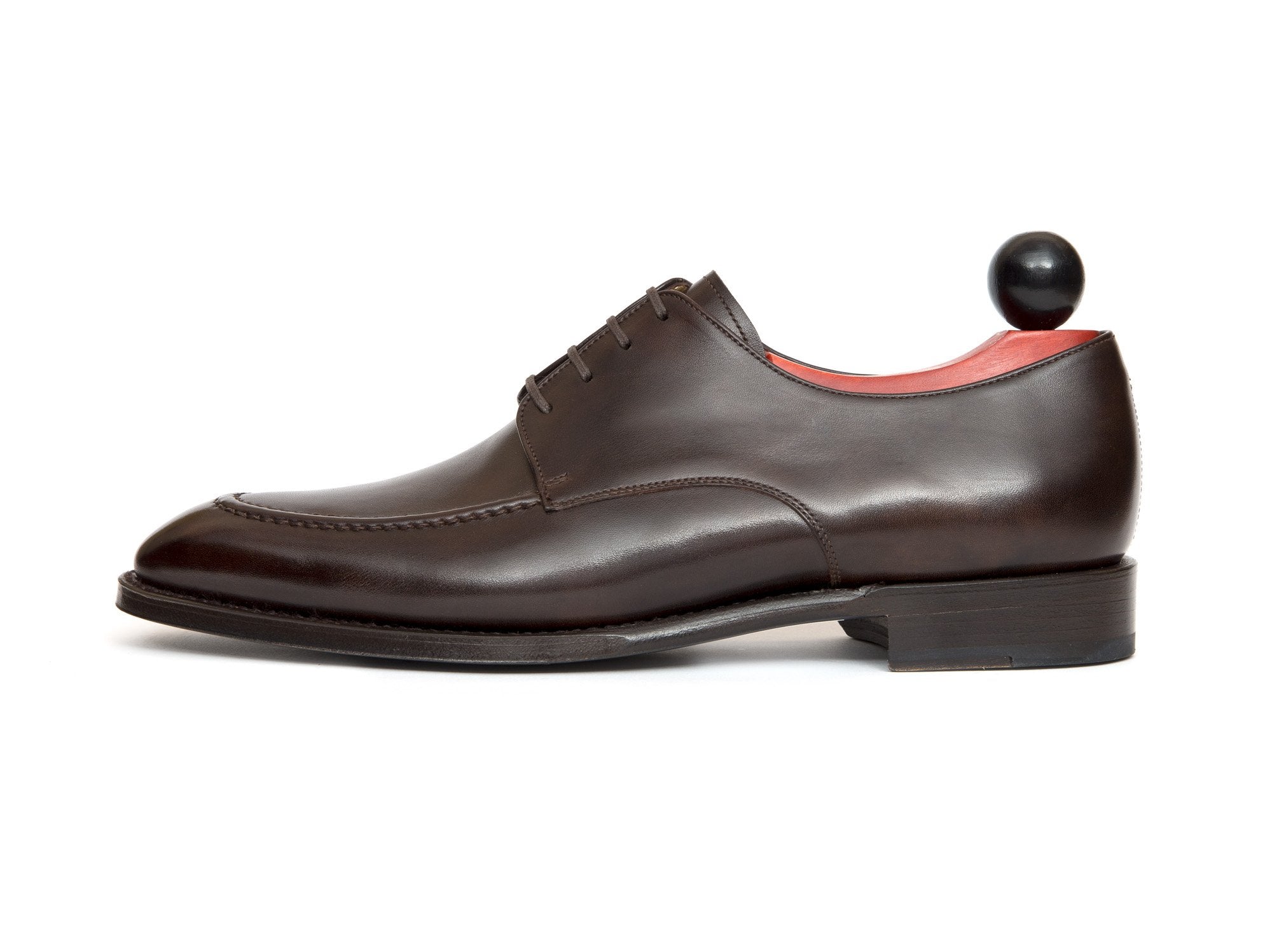 Lynwood - MTO - Dark Brown Museum Calf-Made To Order Derbies Derby Four Eyelet-J.FitzPatrick Footwear