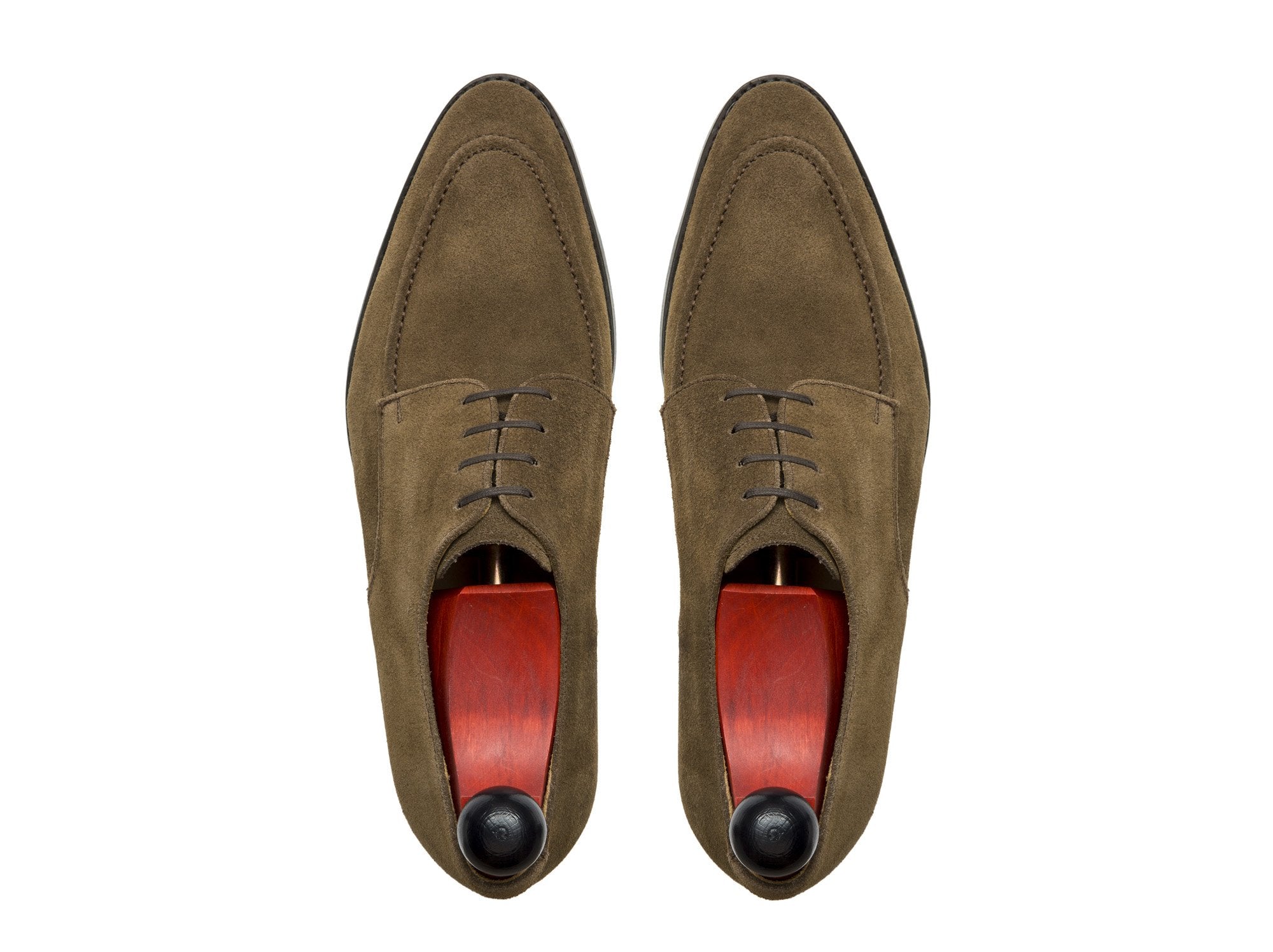 Lynwood - MTO - Taupe Suede-Made To Order Derbies Derby Four Eyelet-J.FitzPatrick Footwear