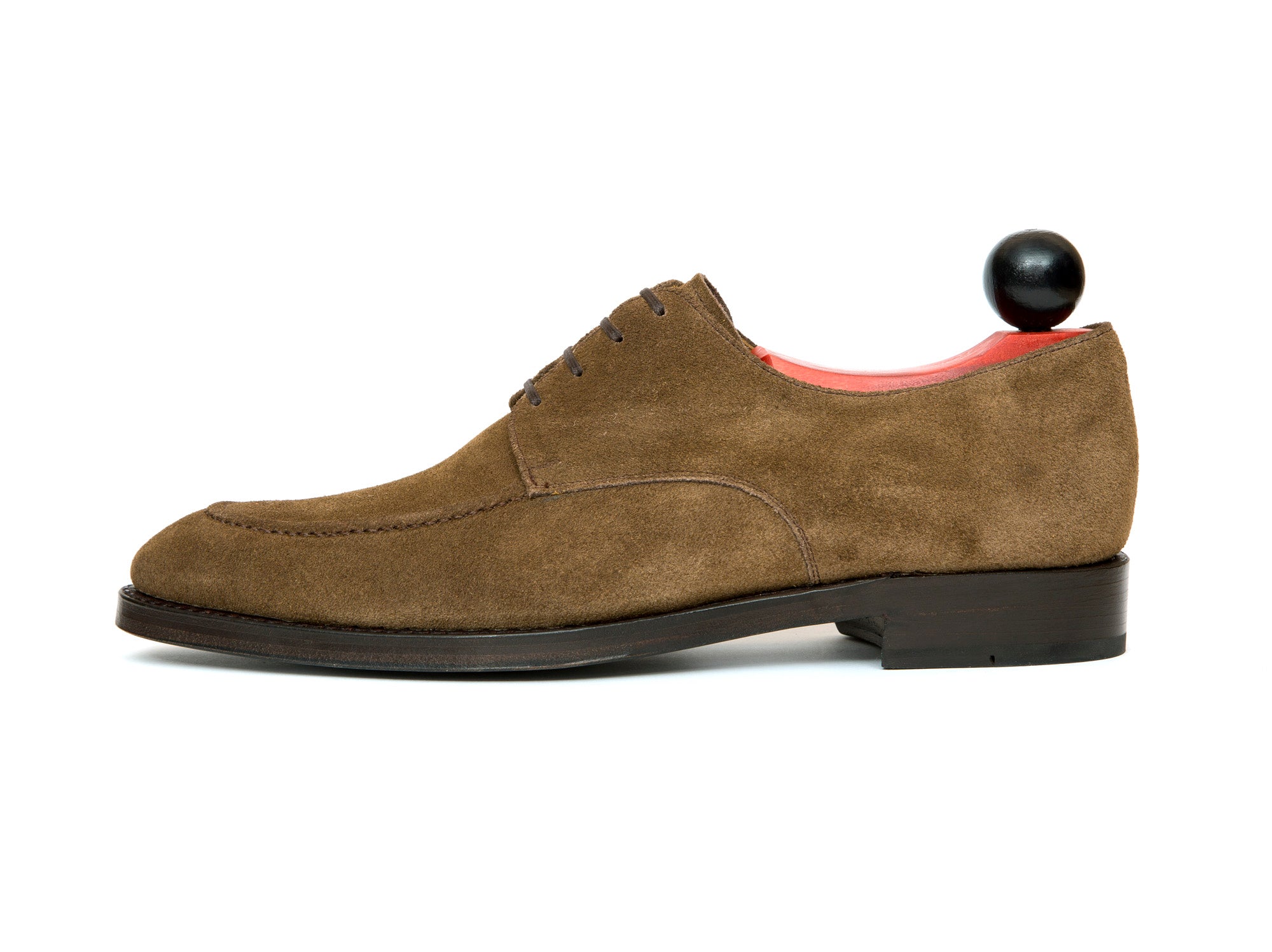 Lynwood - MTO - Taupe Suede-Made To Order Derbies Derby Four Eyelet-J.FitzPatrick Footwear