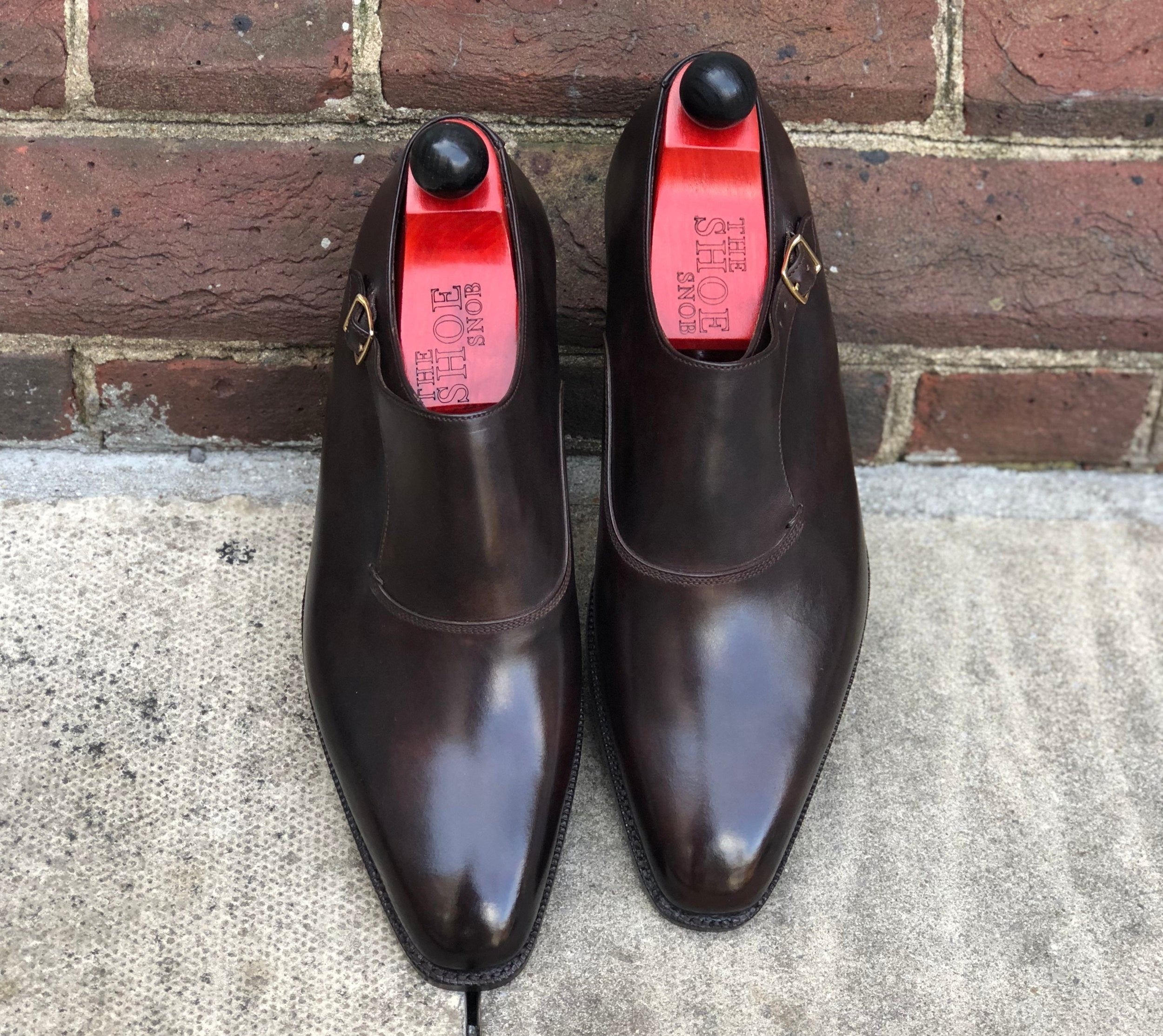 Madrona - MTO - Chocolate Calf-Made To Order Single Monkstrap Plain Toe-J.FitzPatrick Footwear