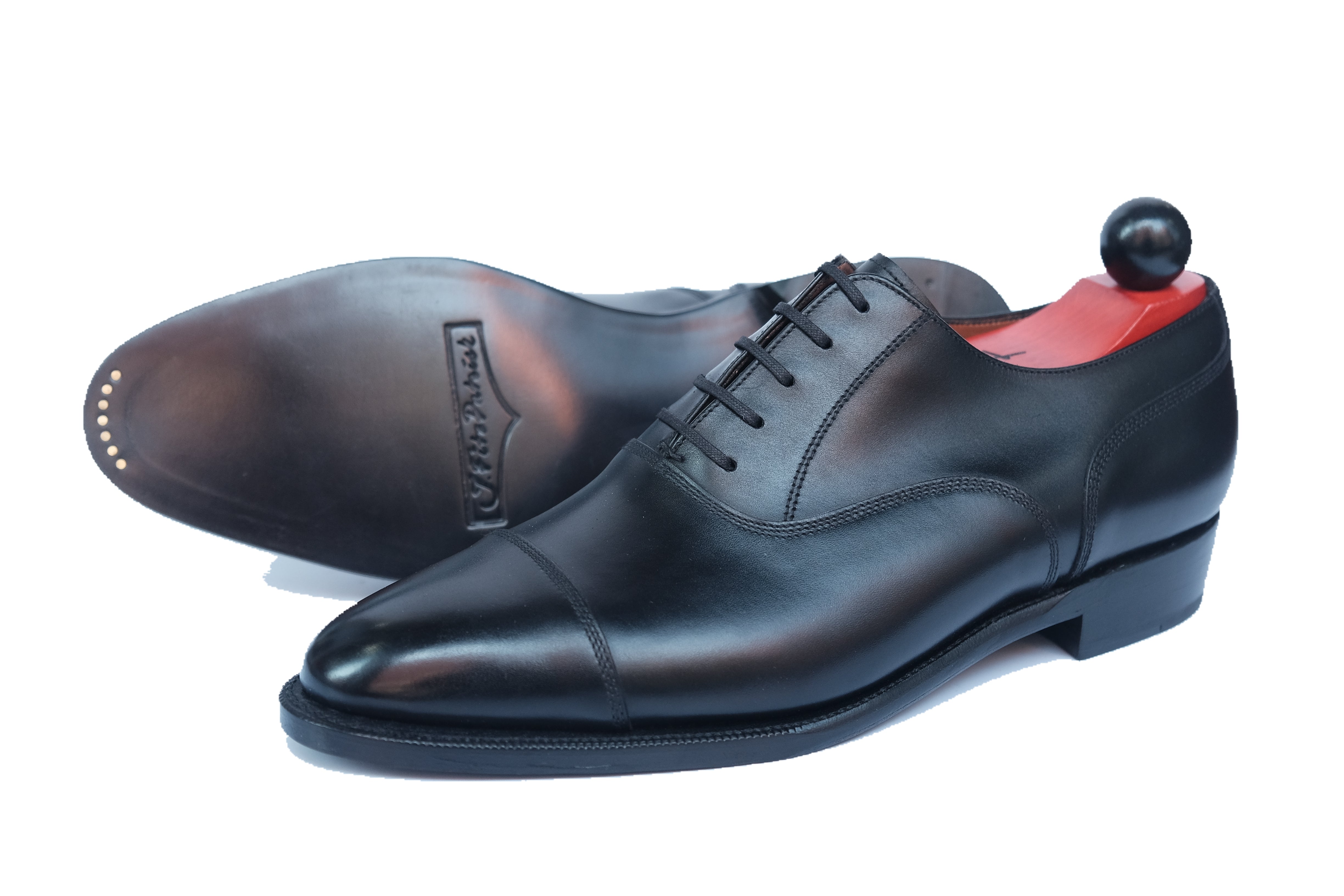 Magnolia - Black Calf-Captoe Cap Toe Oxfords-J.FitzPatrick Footwear