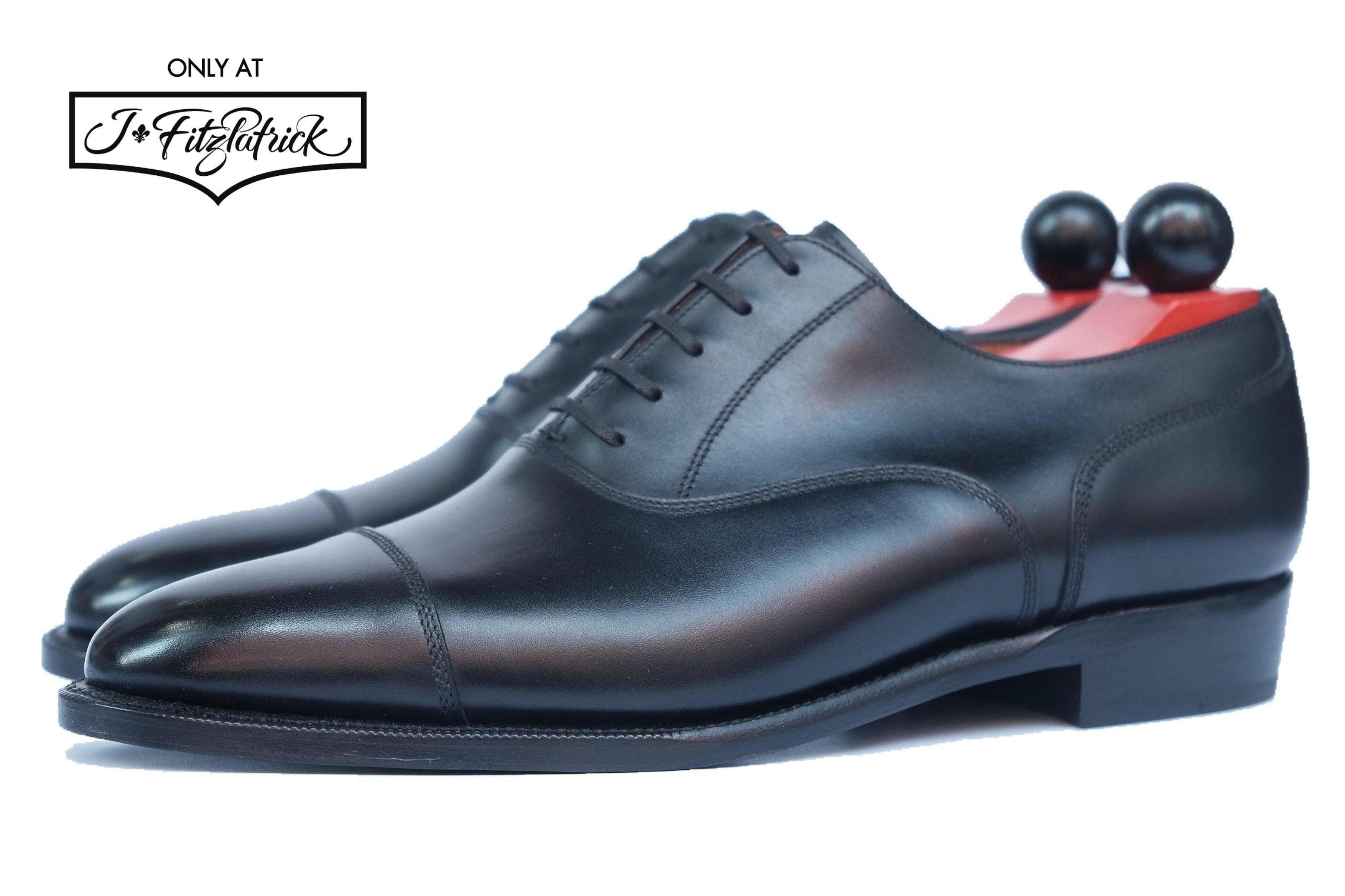 Magnolia - Black Calf-Captoe Cap Toe Oxfords-J.FitzPatrick Footwear