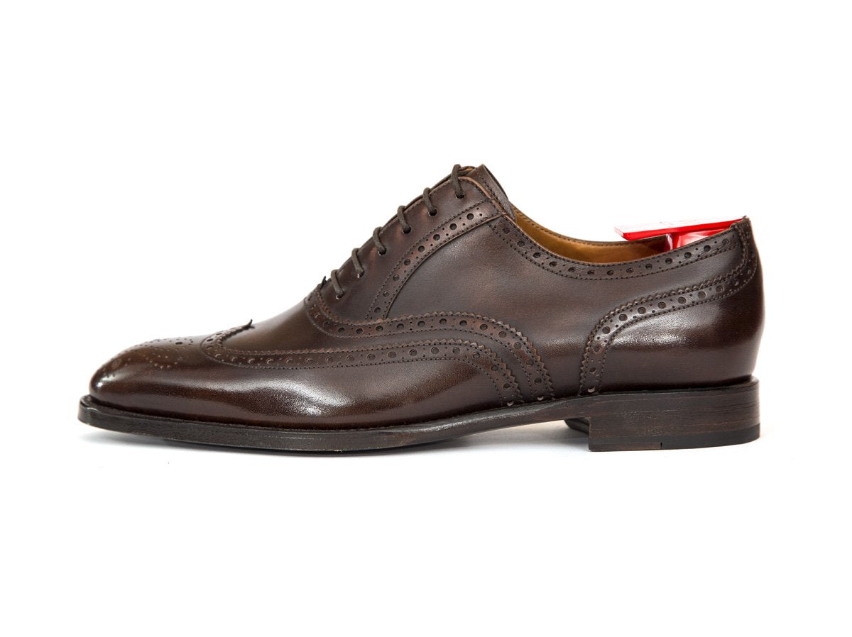 McClure - MTO - Antique Brown Calf - TMG Last - Single Leather Sole-Made To Order Wingtip Brogue Oxfords-J.FitzPatrick Footwear