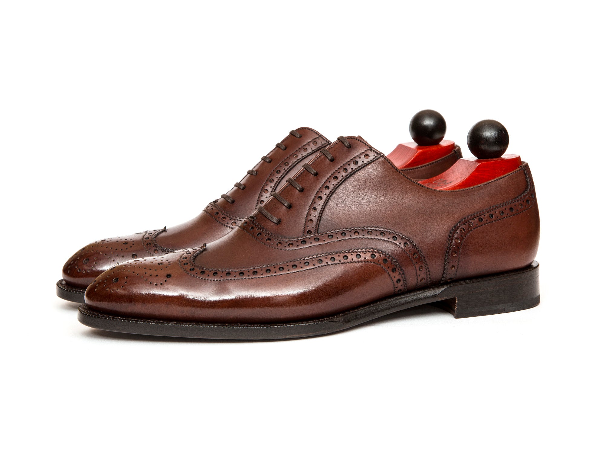 McClure - MTO - Cedar Calf - NGT Last - Single Leather Sole-Made To Order Wingtip Brogue Oxfords-J.FitzPatrick Footwear