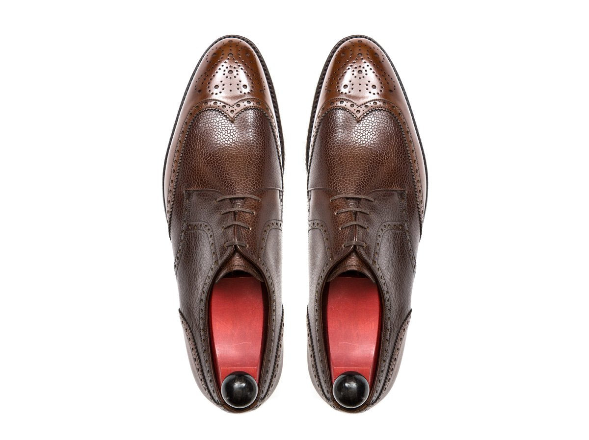 Northgate - MTO - Caramel Calf / Mid Brown Soft Grain-Made To Order Derbies Derby Wingtip Brogue-J.FitzPatrick Footwear