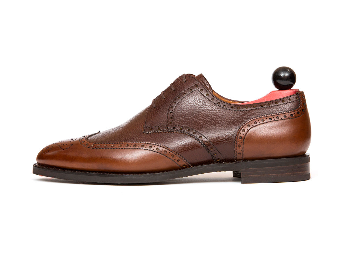 Northgate - MTO - Caramel Calf / Mid Brown Soft Grain-Made To Order Derbies Derby Wingtip Brogue-J.FitzPatrick Footwear