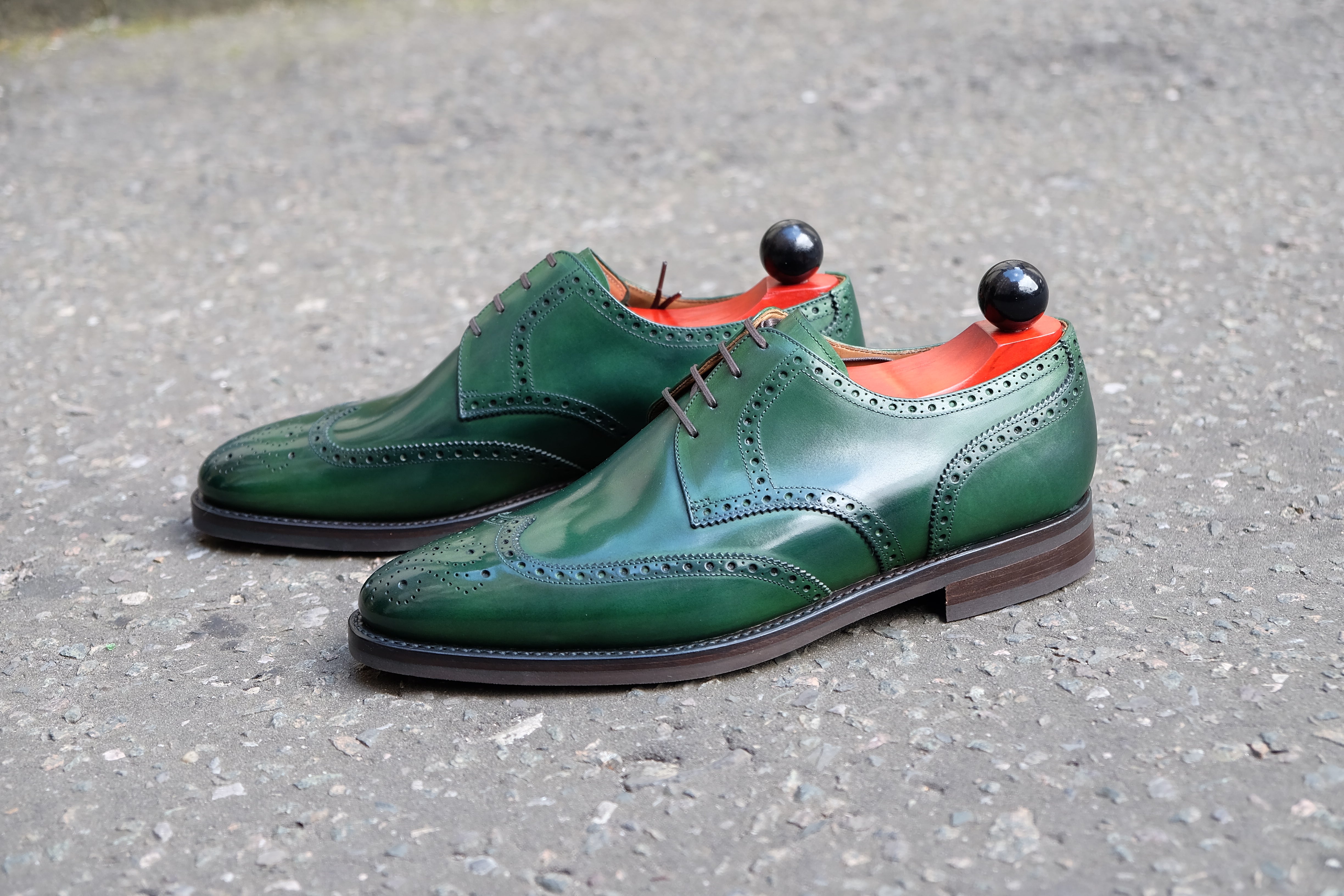 Northgate - MTO - Forest Green Calf-Made To Order Derbies Derby Wingtip Brogue-J.FitzPatrick Footwear