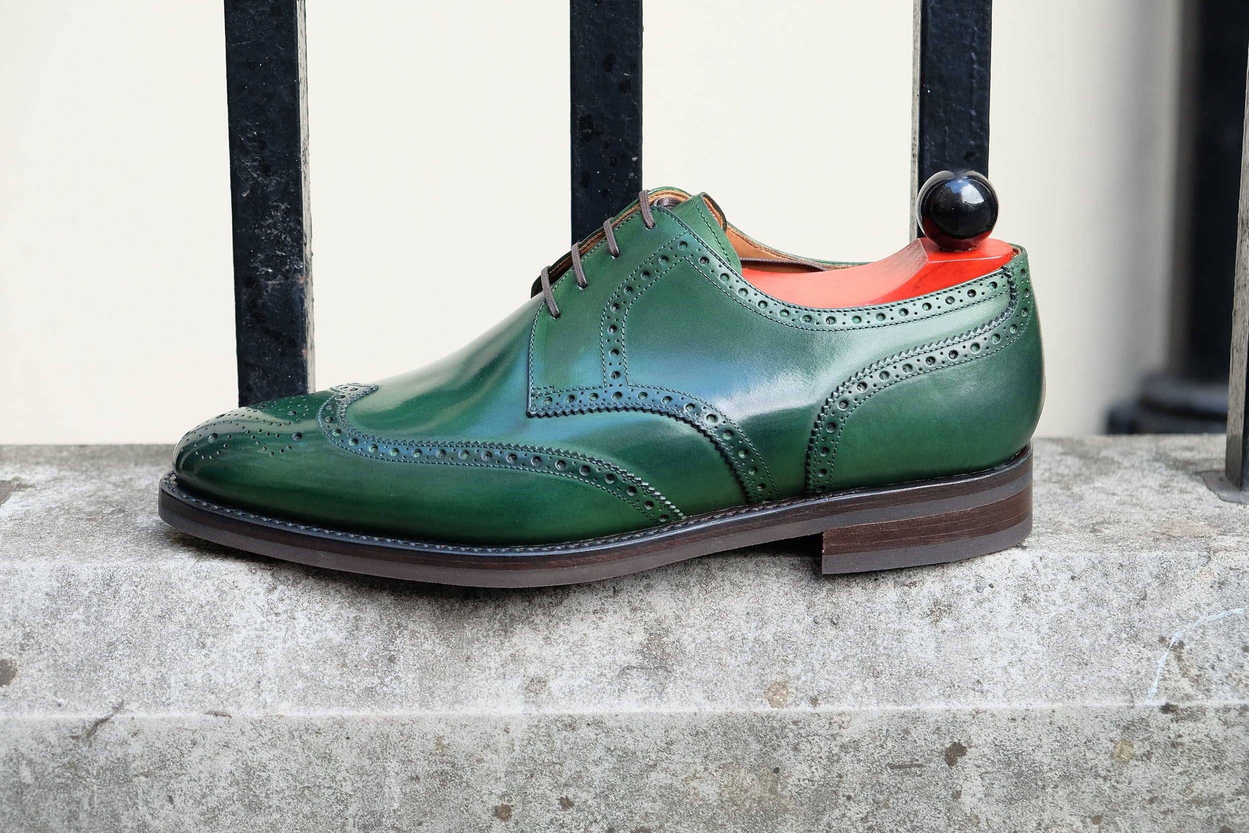 Northgate - MTO - Forest Green Calf-Made To Order Derbies Derby Wingtip Brogue-J.FitzPatrick Footwear