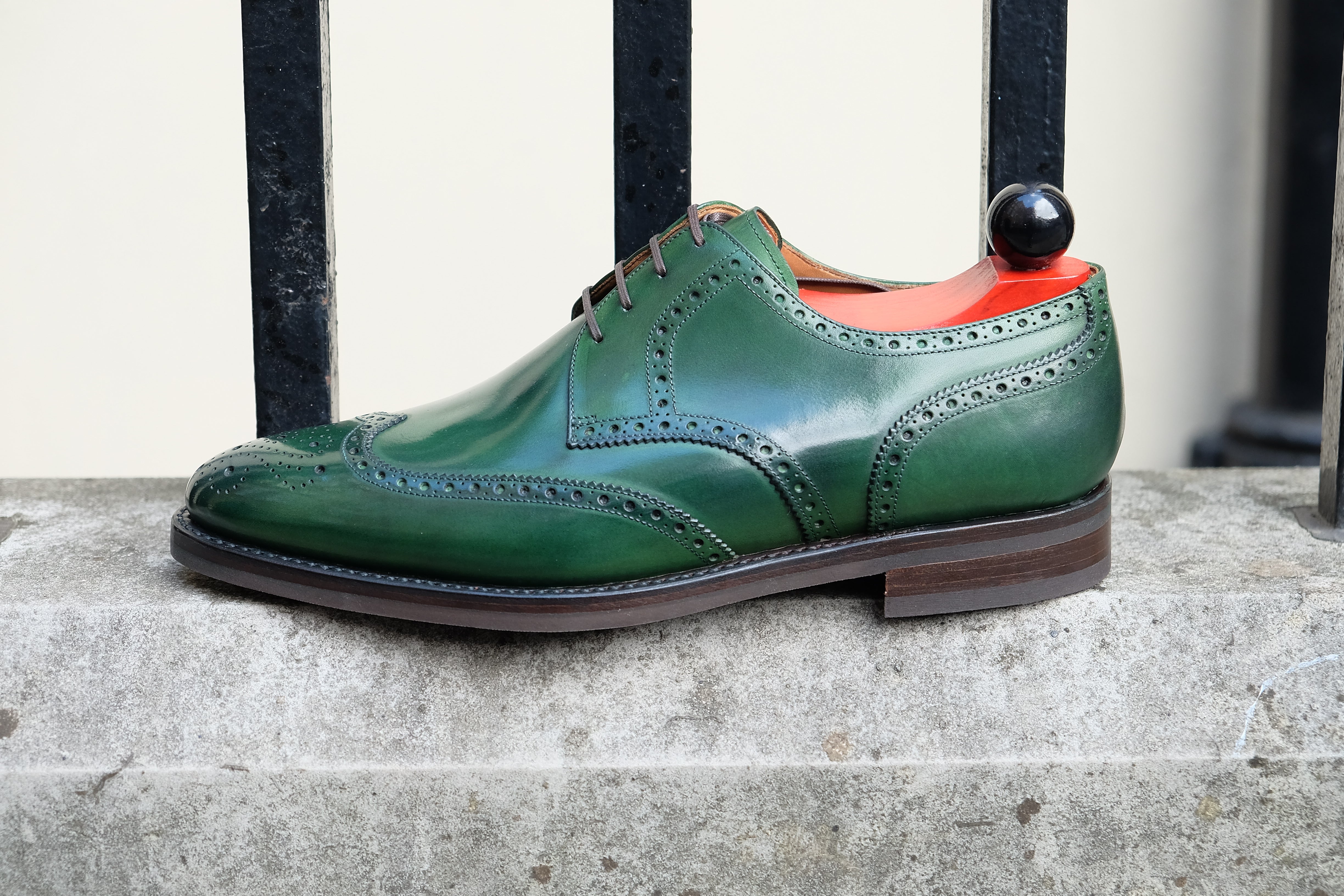Northgate - MTO - Forest Green Calf-Made To Order Derbies Derby Wingtip Brogue-J.FitzPatrick Footwear